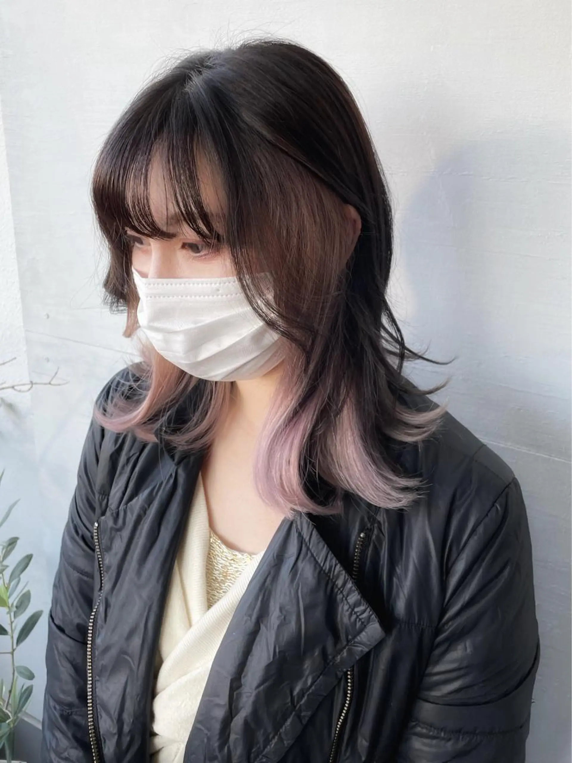 ミディアム カラー かわさき ともやのヘアスタイル