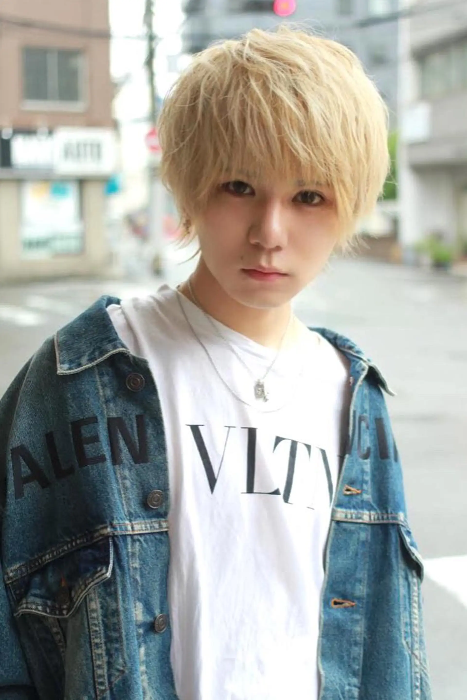 ショート カラー メンズ マッシュ メッシュカラー 艶髪/西尾 幸樹のヘアスタイル