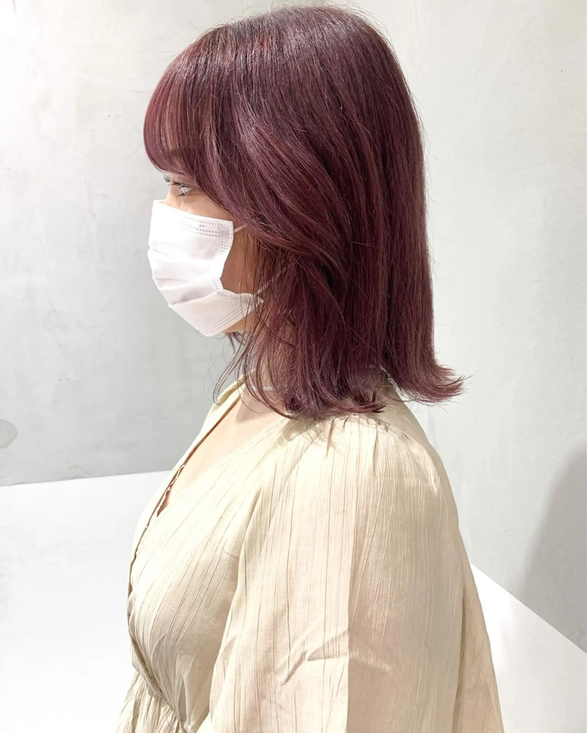 ミディアム カラー minami🪷 暖色カラーのヘアスタイル