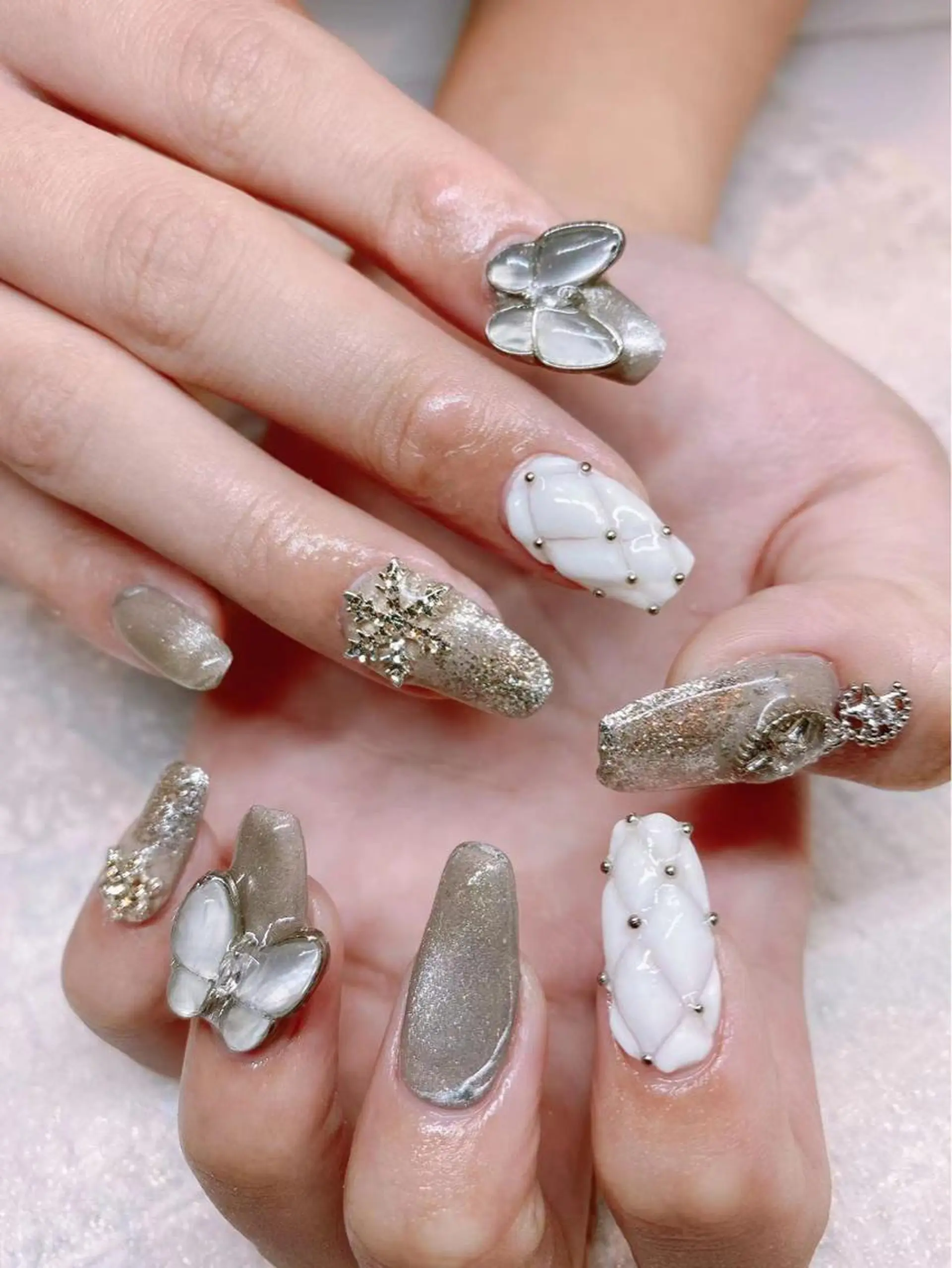 ネイル 長さだし専門店 M2 rikaのネイルデザイン