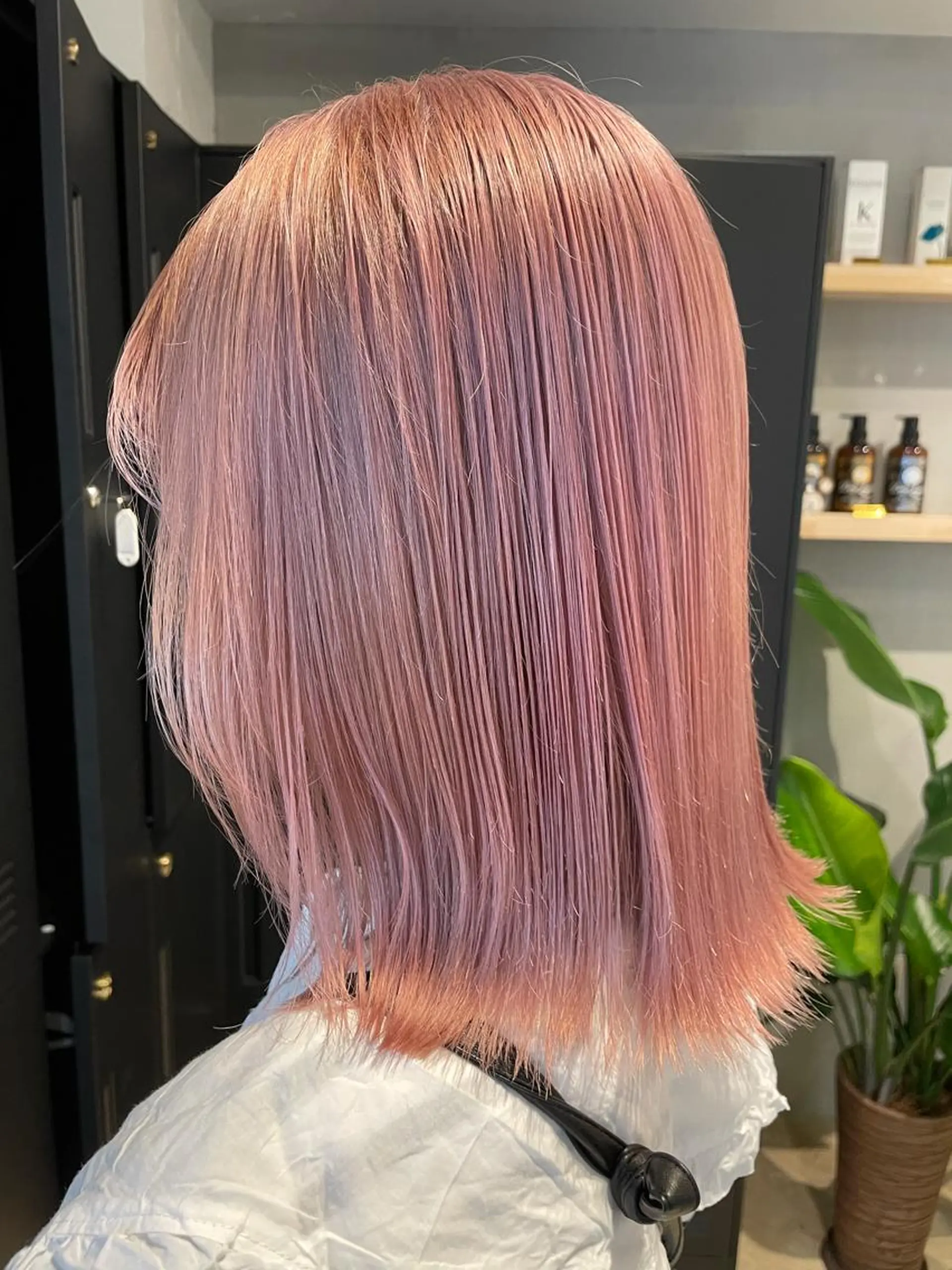 ミディアム カラー ピンクカラー SALOWIN下北沢所属・hazuki 🌝のヘアスタイル