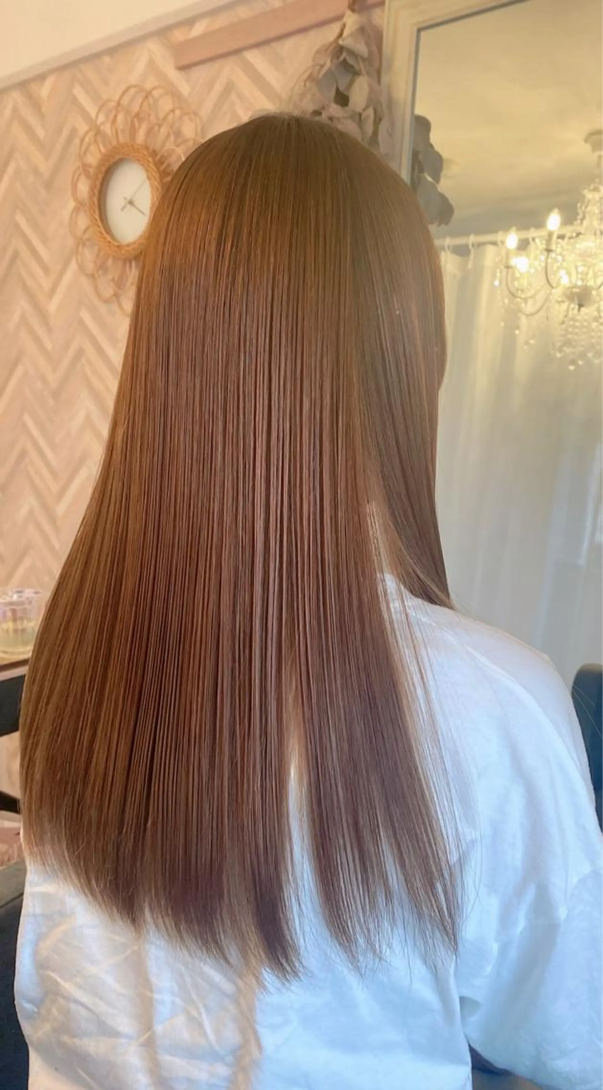 ロング 縮毛矯正 Lino所属・戸川 浩子のヘアスタイル