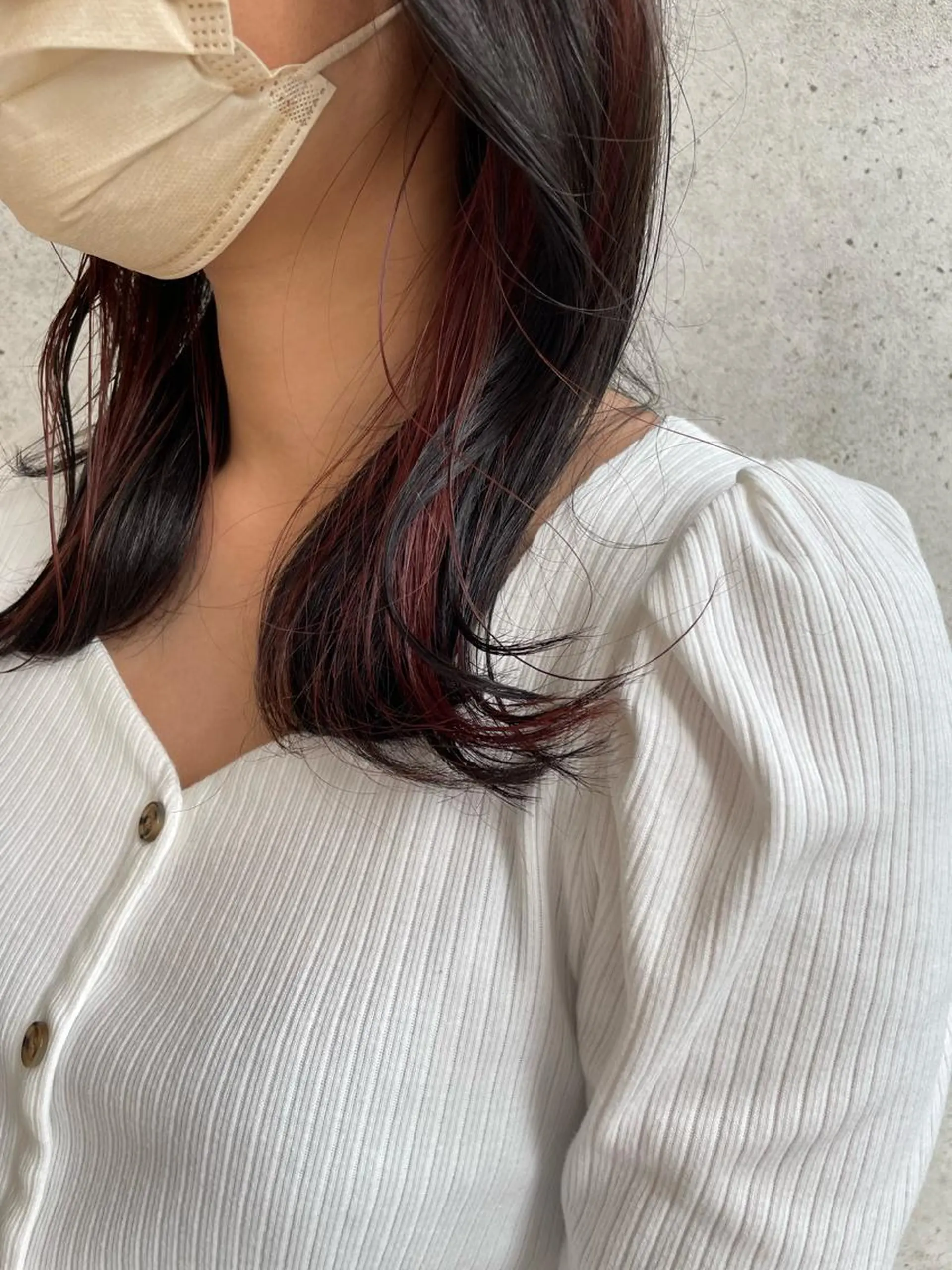 セミロング ⭐️透け感カラー /齊藤容史⭐️のヘアスタイル