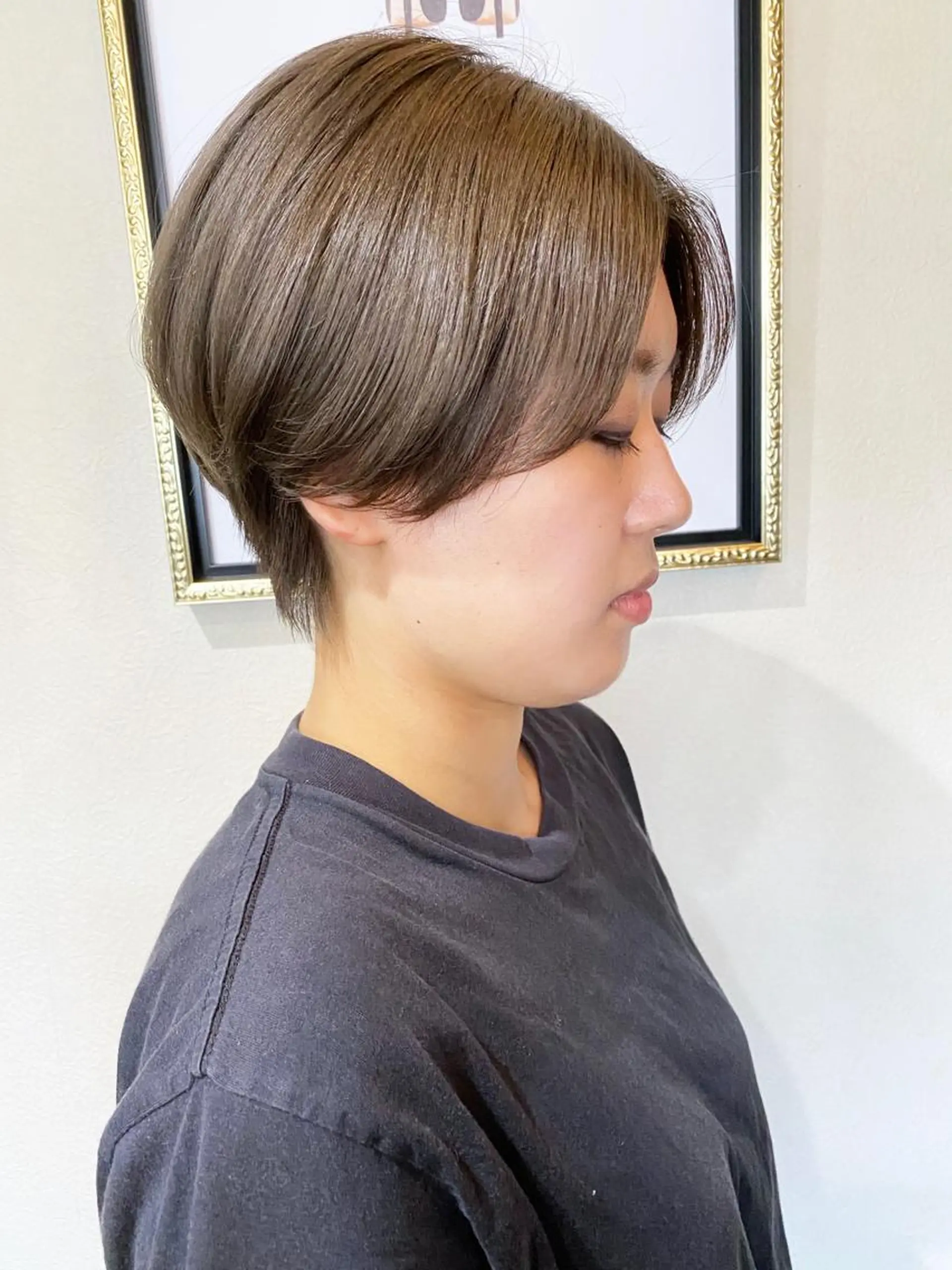 ショート カラー ハンサムショート ショートヘア カット ヘアカラー SALON LUMINOUS所属・三瓶 智広のヘアスタイル