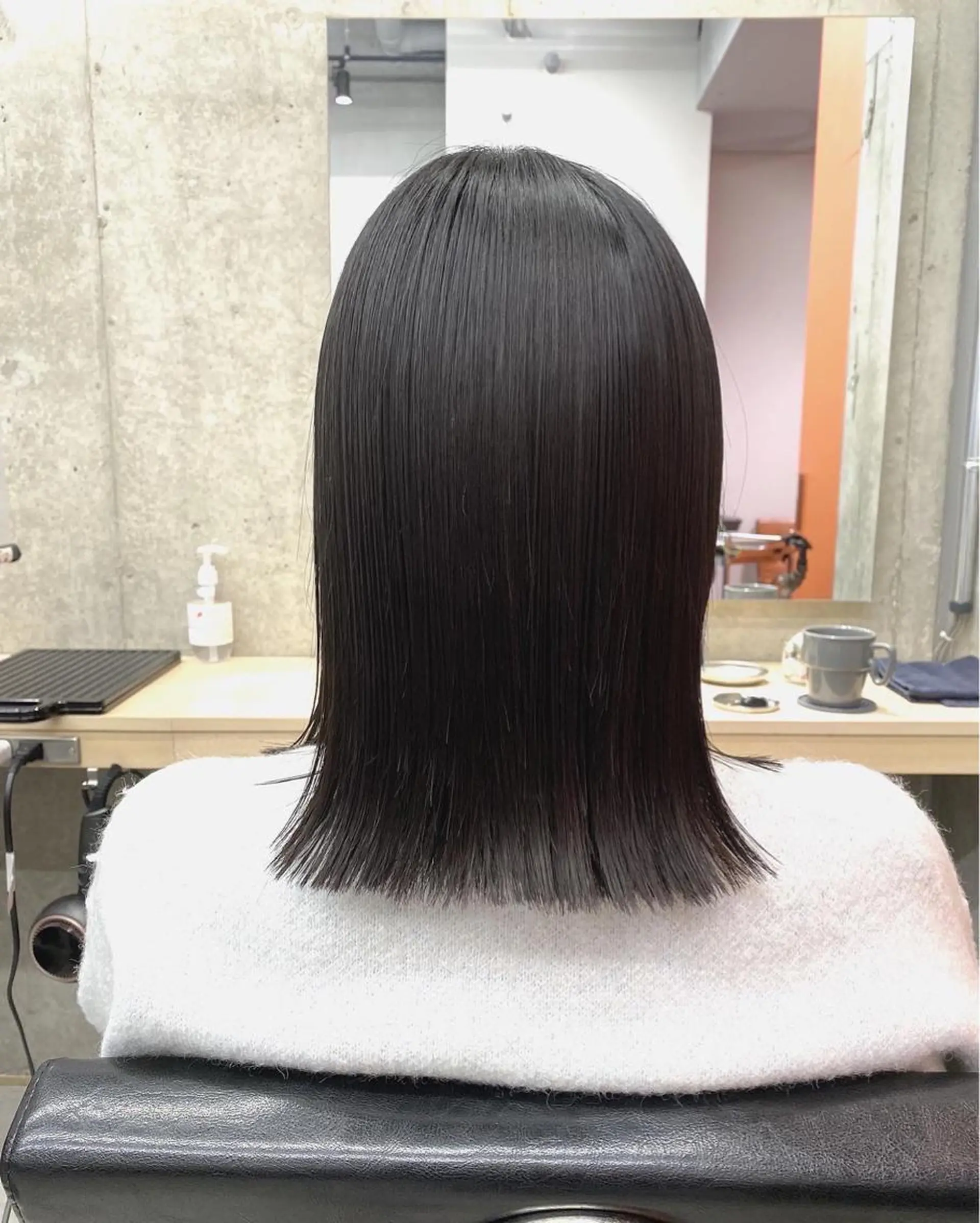 ミディアム 髪質改善 トリートメント カット ヘアカラー トリートメント soLo所属・🟠soLo🟠染谷 駿介🟠髪質改善🟠のヘアスタイル