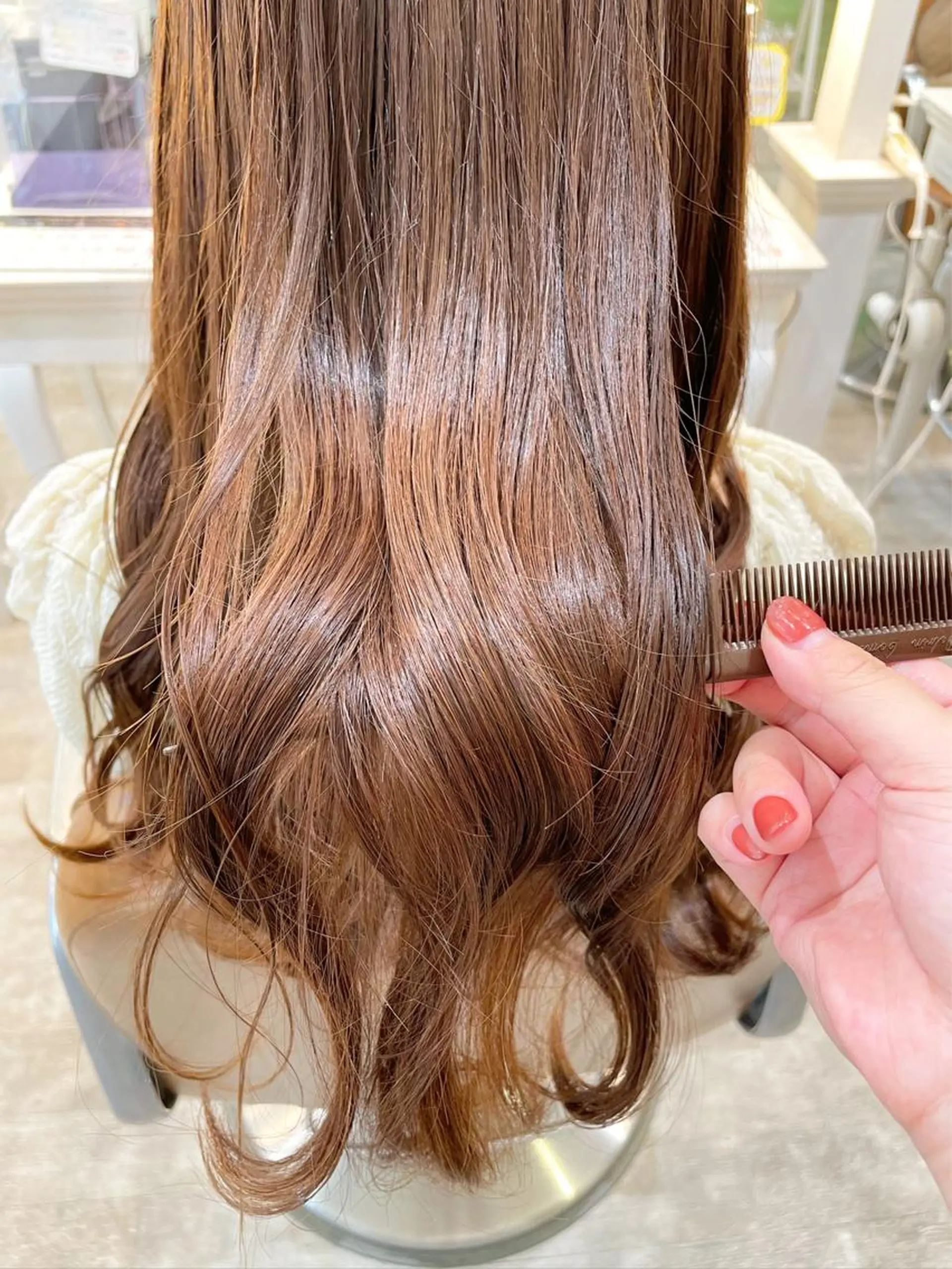 ロング カラー トリートメント エクステ/ハイトーン 🐏☁️miminaのヘアスタイル