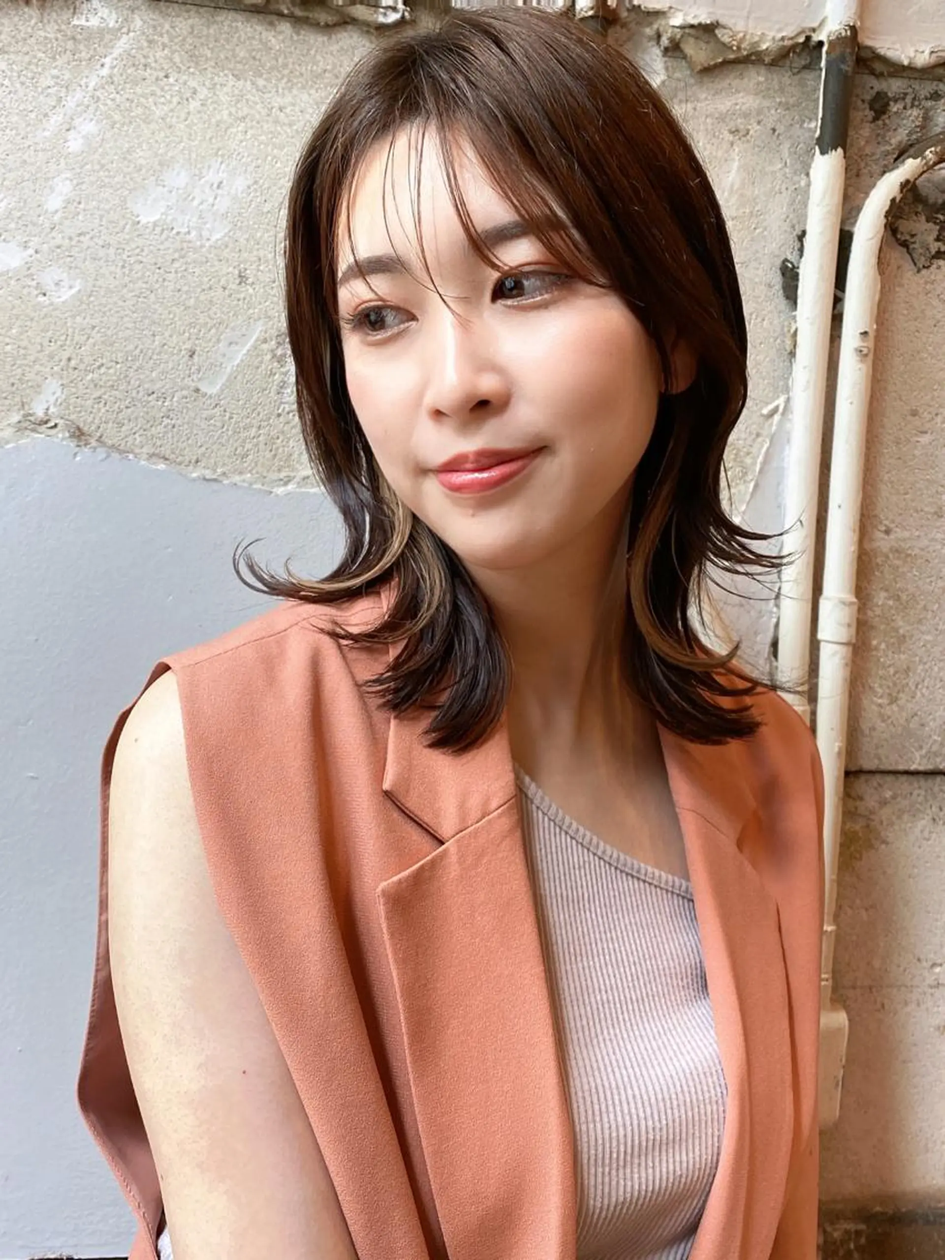 ミディアム カラー カット ヘアカラー トリートメント ヘアセット また会いたくなる 美容師【KENTA】のヘアスタイル