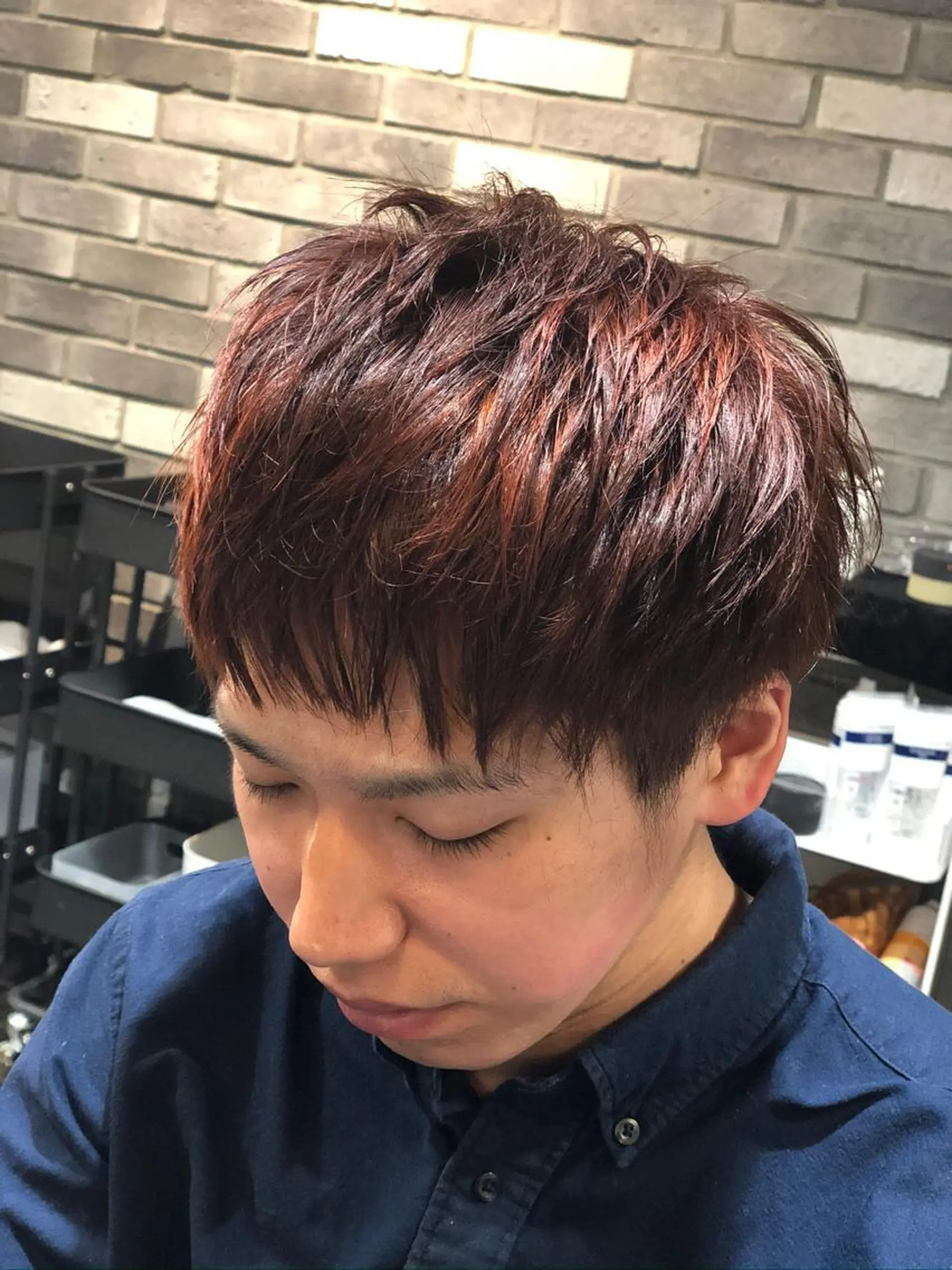 メンズ -5歳大人ﾊｲﾗｲﾄ ✨津嘉山のヘアスタイル