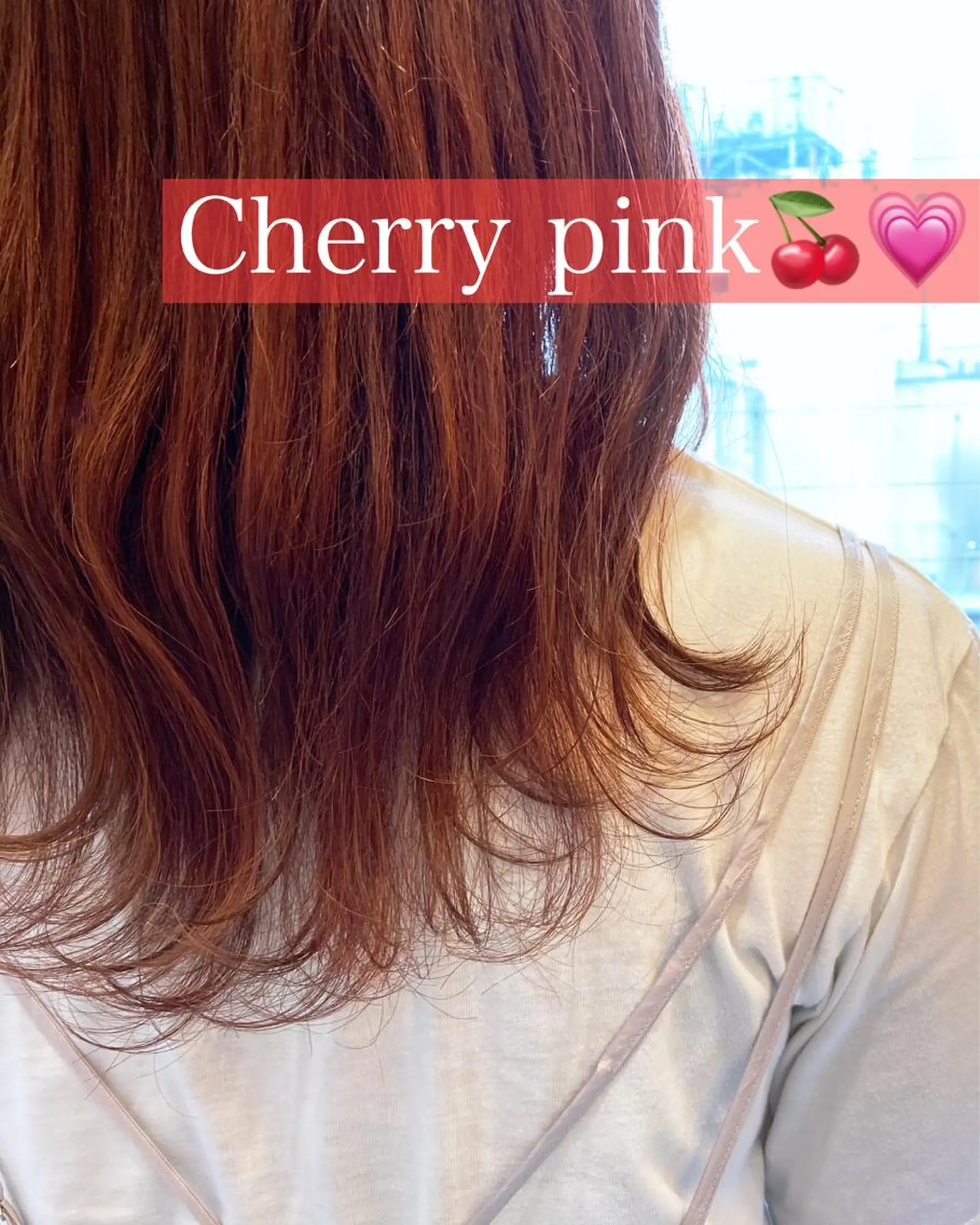 ミディアム カラー ピンクカラー Loom .by Sea  ルームバイシー所属・レイヤー/前髪/ 韓国/CHIHIROのヘアスタイル