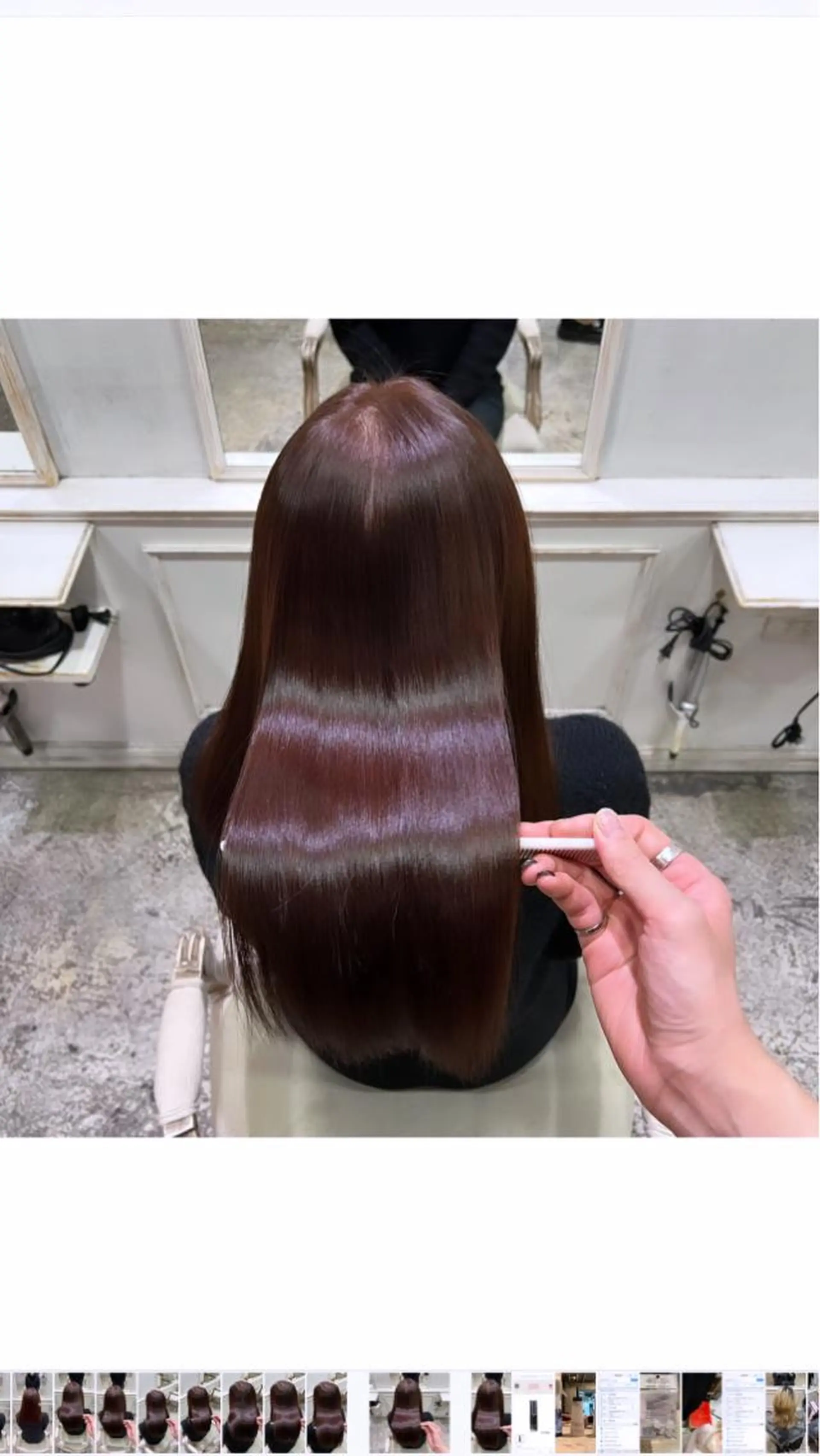 ロング カラー Siesta所属・📣髪質改善縮毛矯正 特化美容師｜庭田📣のヘアスタイル