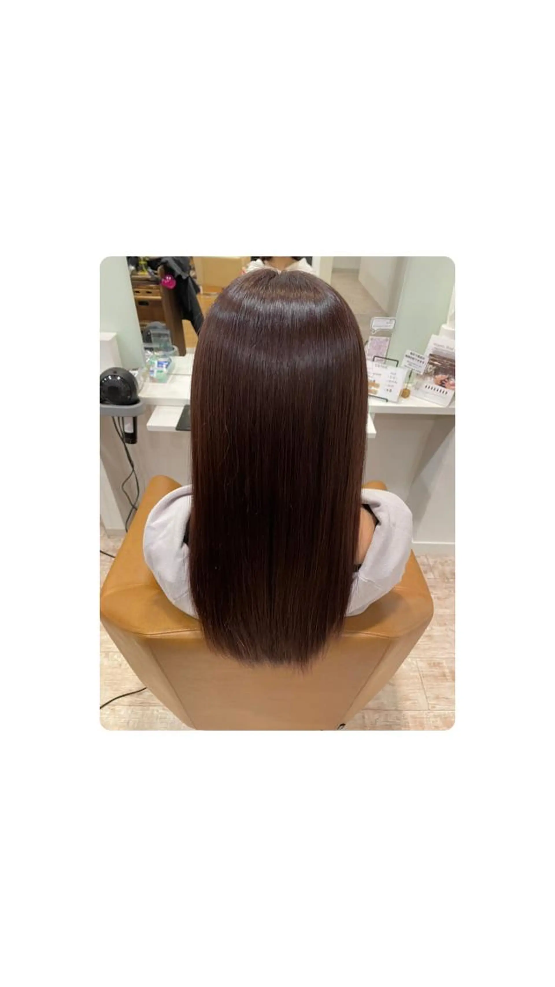 セミロング HUE所属・西能 心音のヘアスタイル