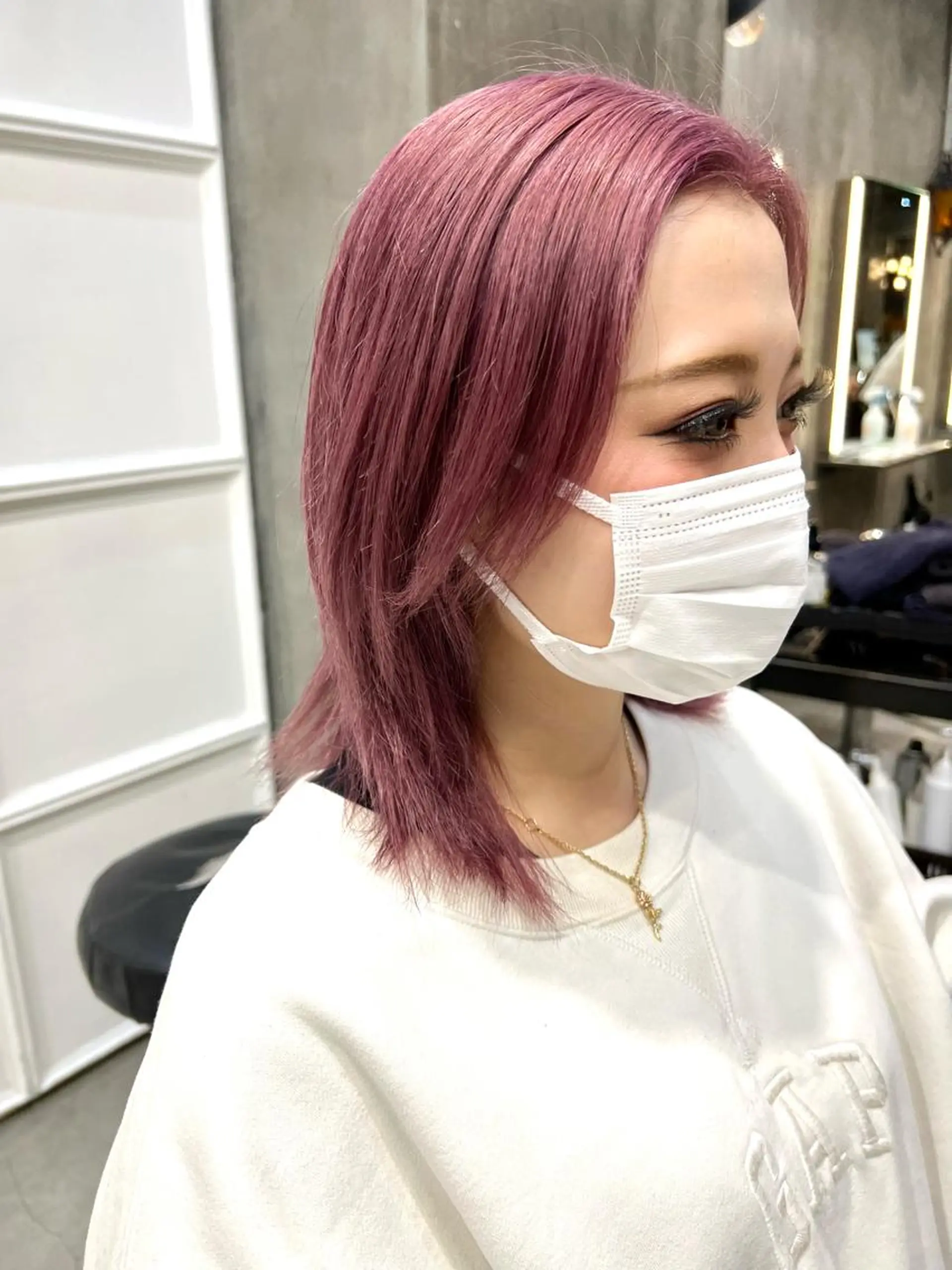 ミディアム カラー ピンクカラー カット ヘアカラー GO TODAY 原宿本店所属・🎁丁寧なカウン セリング/DAIKIのヘアスタイル