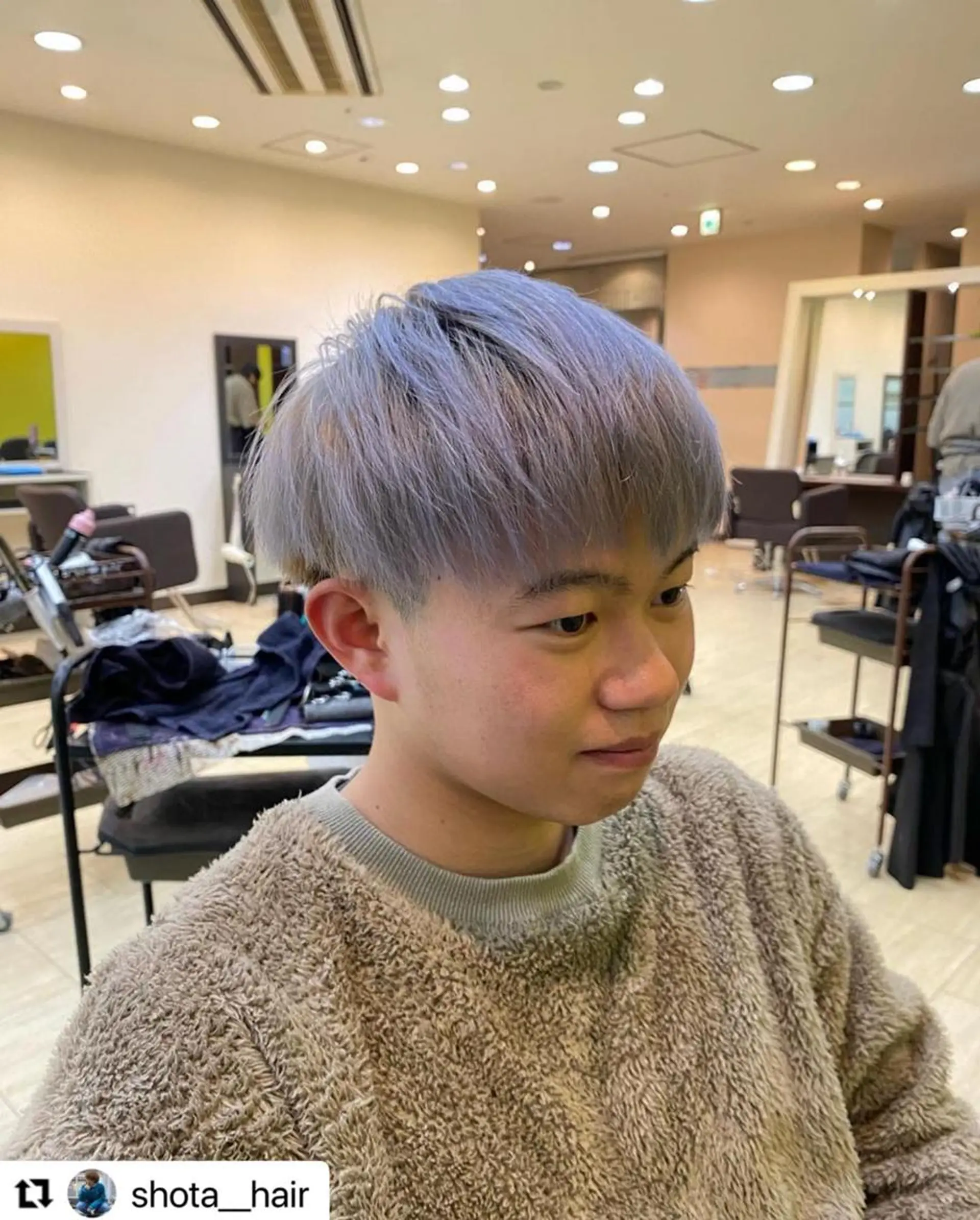 ショート カラー パーマ メンズ 🩷Eny terrace🩷のヘアスタイル