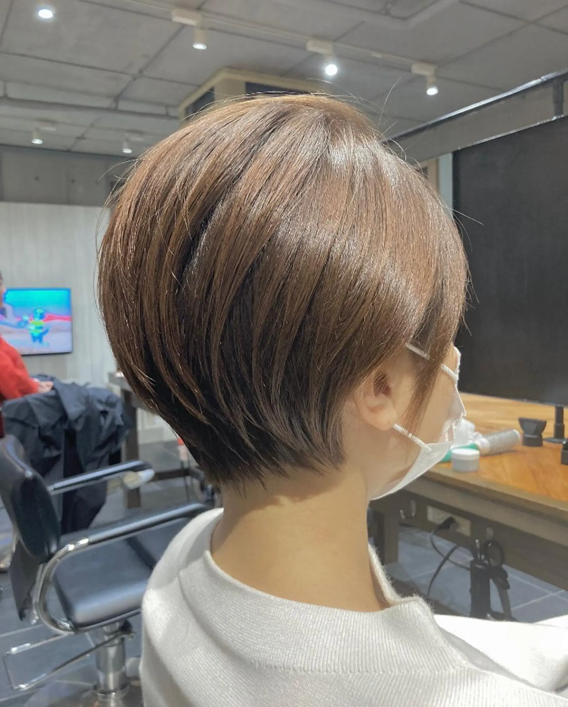 ショート カラー は まべのヘアスタイル