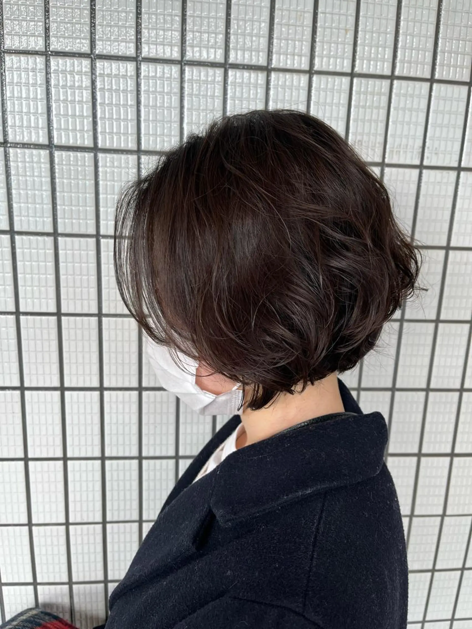 ショート パーマ 五十嵐ゆり 美髪カラー　武蔵小杉のヘアスタイル