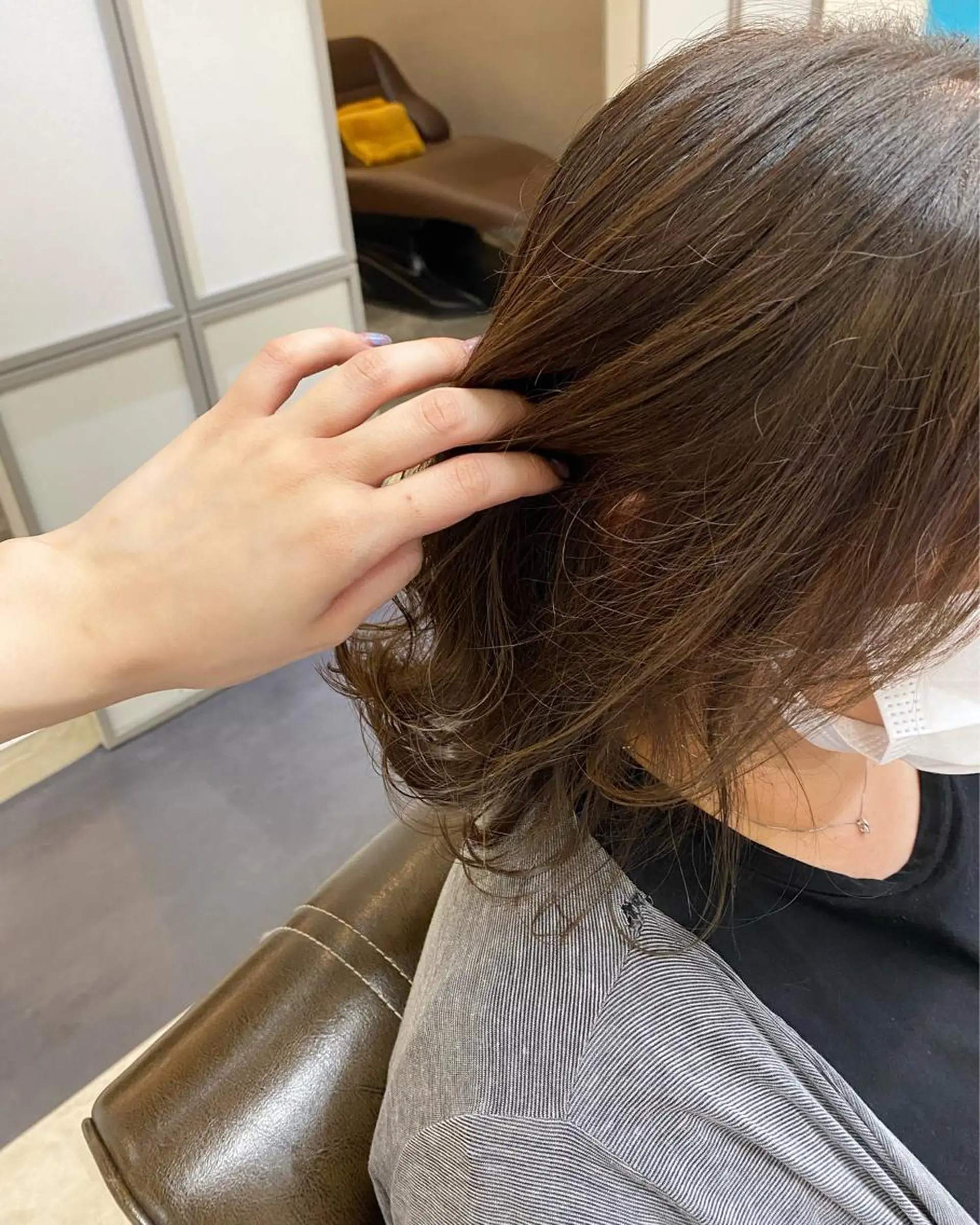 ミディアム カラー 透明感カラー Becky Lash 小倉店所属・アイブロウWAX 🌷モデル募集中🌷のマツエク・マツパデザイン