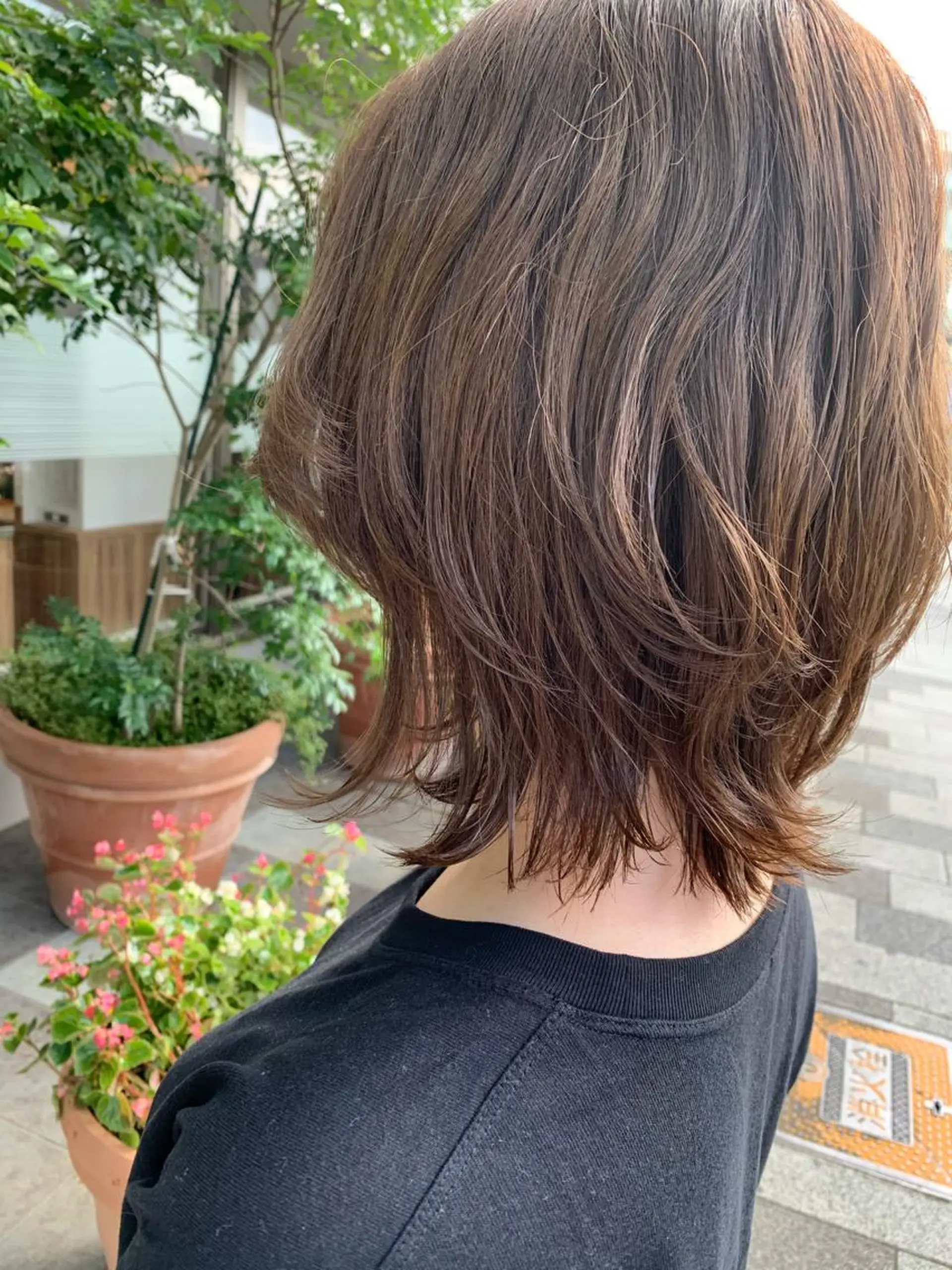 ミディアム カラー 髪質改善美容室Lust所属・美容室Lust💚 嶋崎　鷹のヘアスタイル