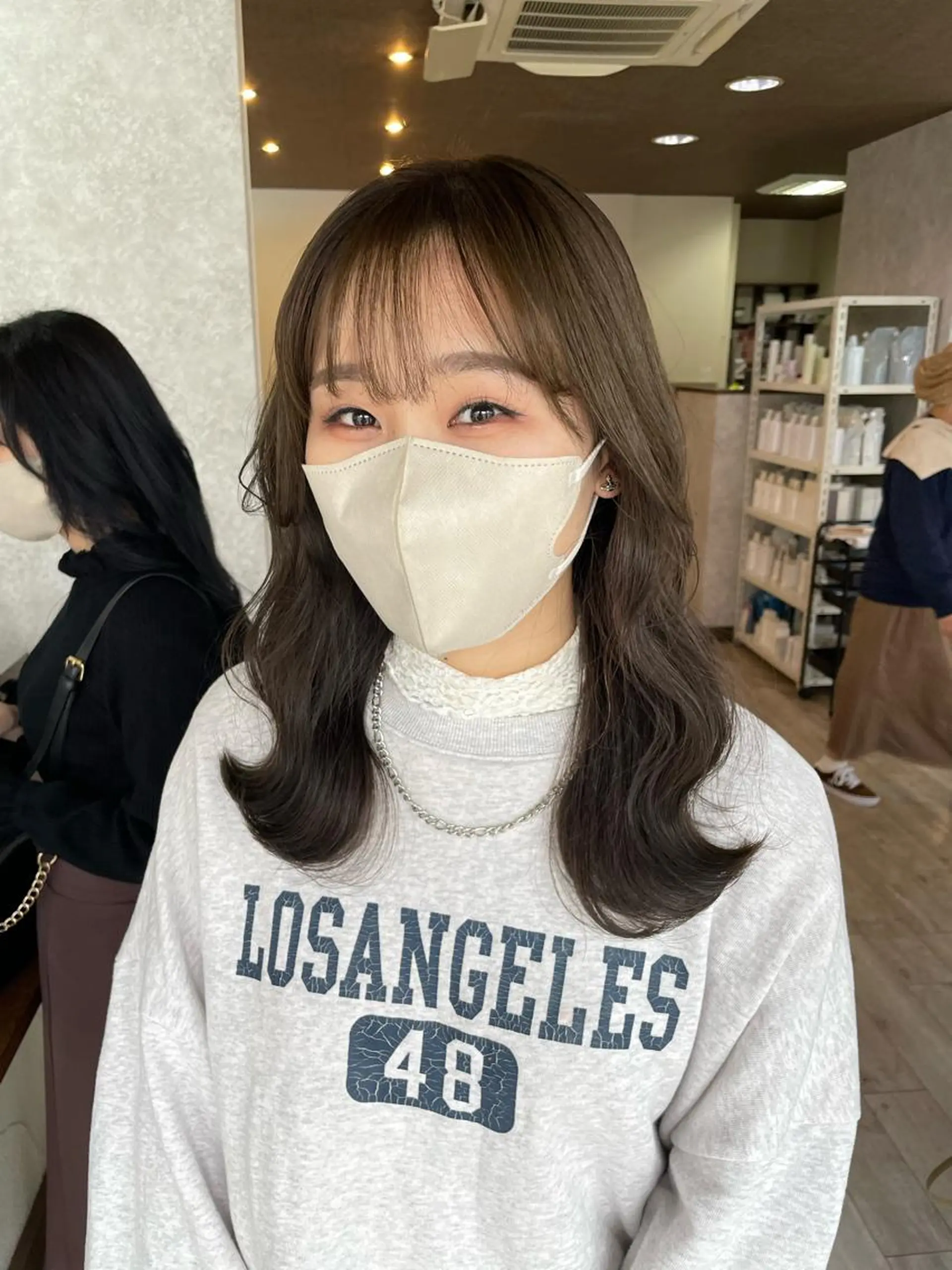 セミロング カラー グレージュ オリーブグレージュ オリーブグレー 🫧ヒシダアキ /taboo🫧のヘアスタイル