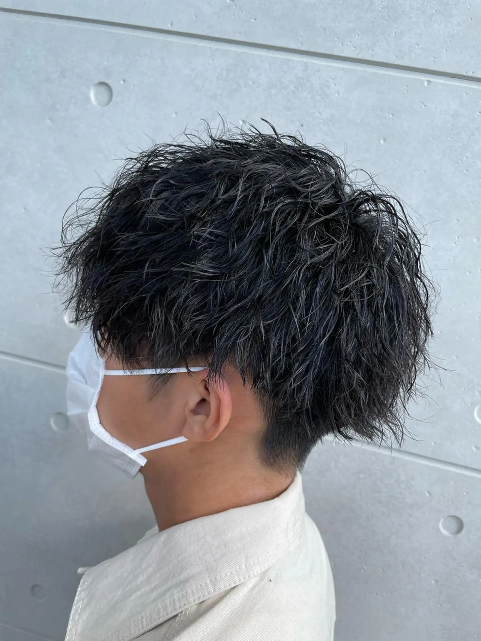 ショート カラー パーマ ヘアアレンジ メンズ キッズ メンズパーマ ツイストスパイラルパーマ スパイラルパーマ カット パーマ L.E.M泉中央店長 小野寺優斗のヘアスタイル