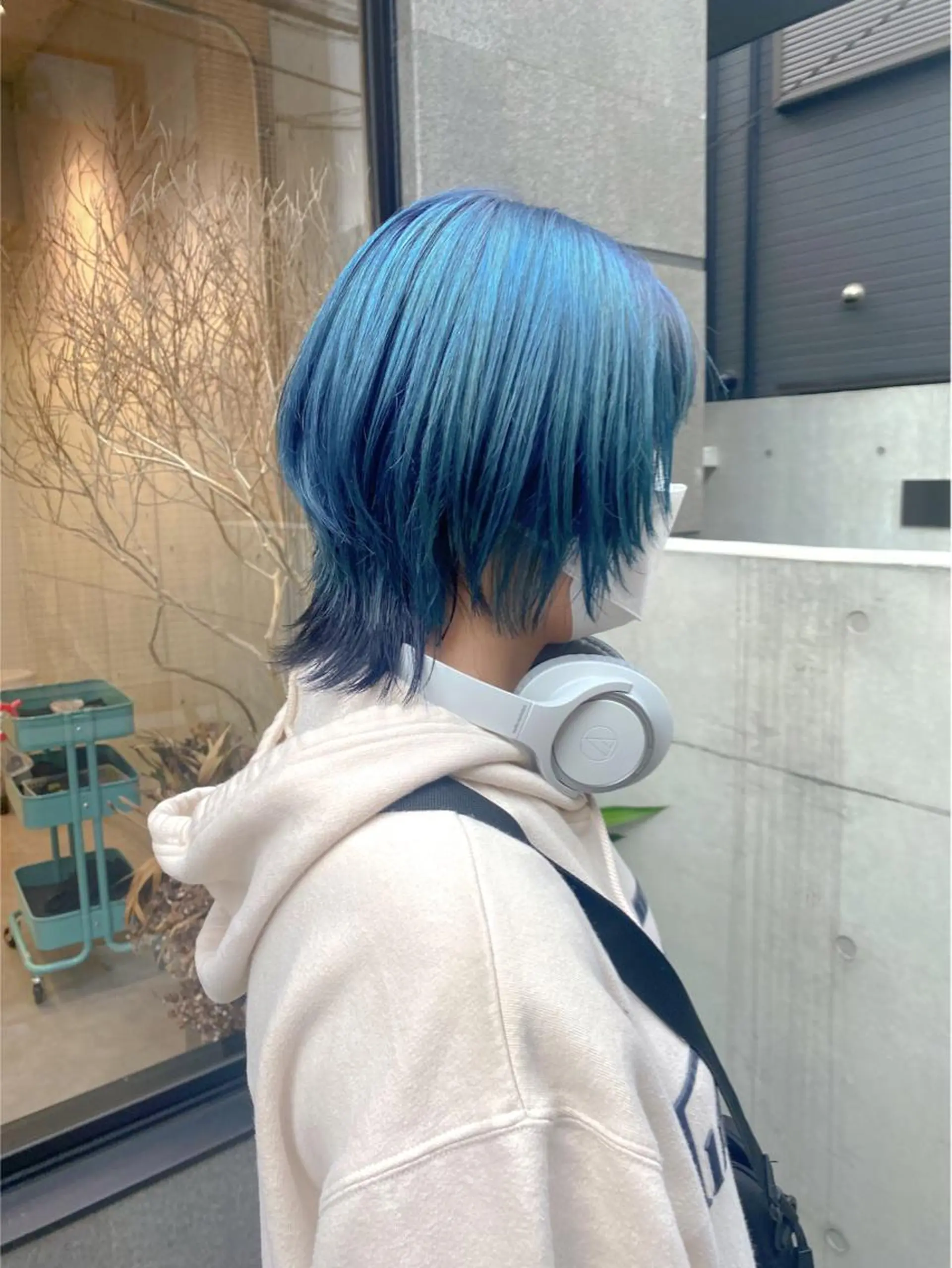 ショート カラー アクアカラー ブルーカラー ヘアカラー トリートメント kaho🧸 / 大人styleのヘアスタイル