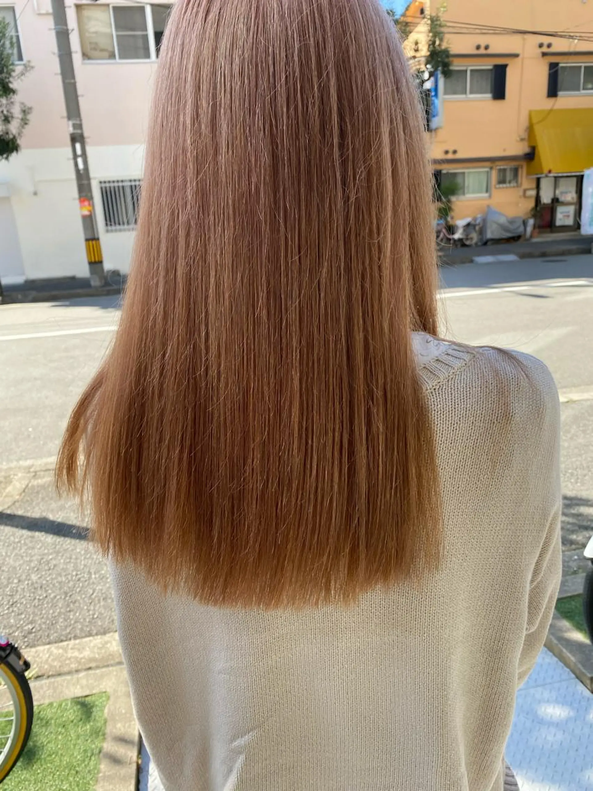 ロング カット ヘアカラー eclat suzumiのヘアスタイル