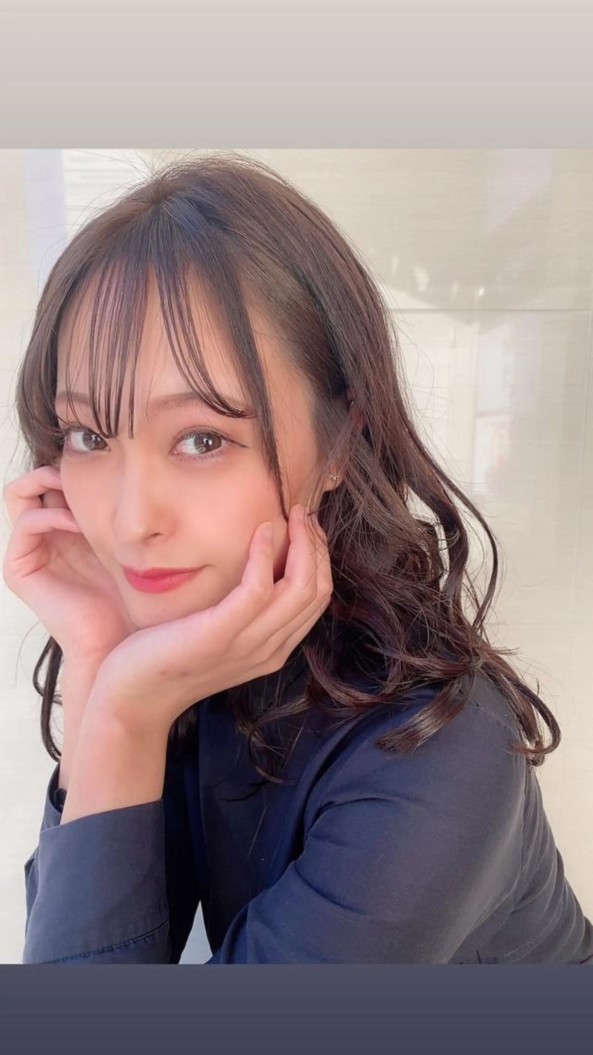 セミロング カラー Ate by little所属・青木 梢のヘアスタイル