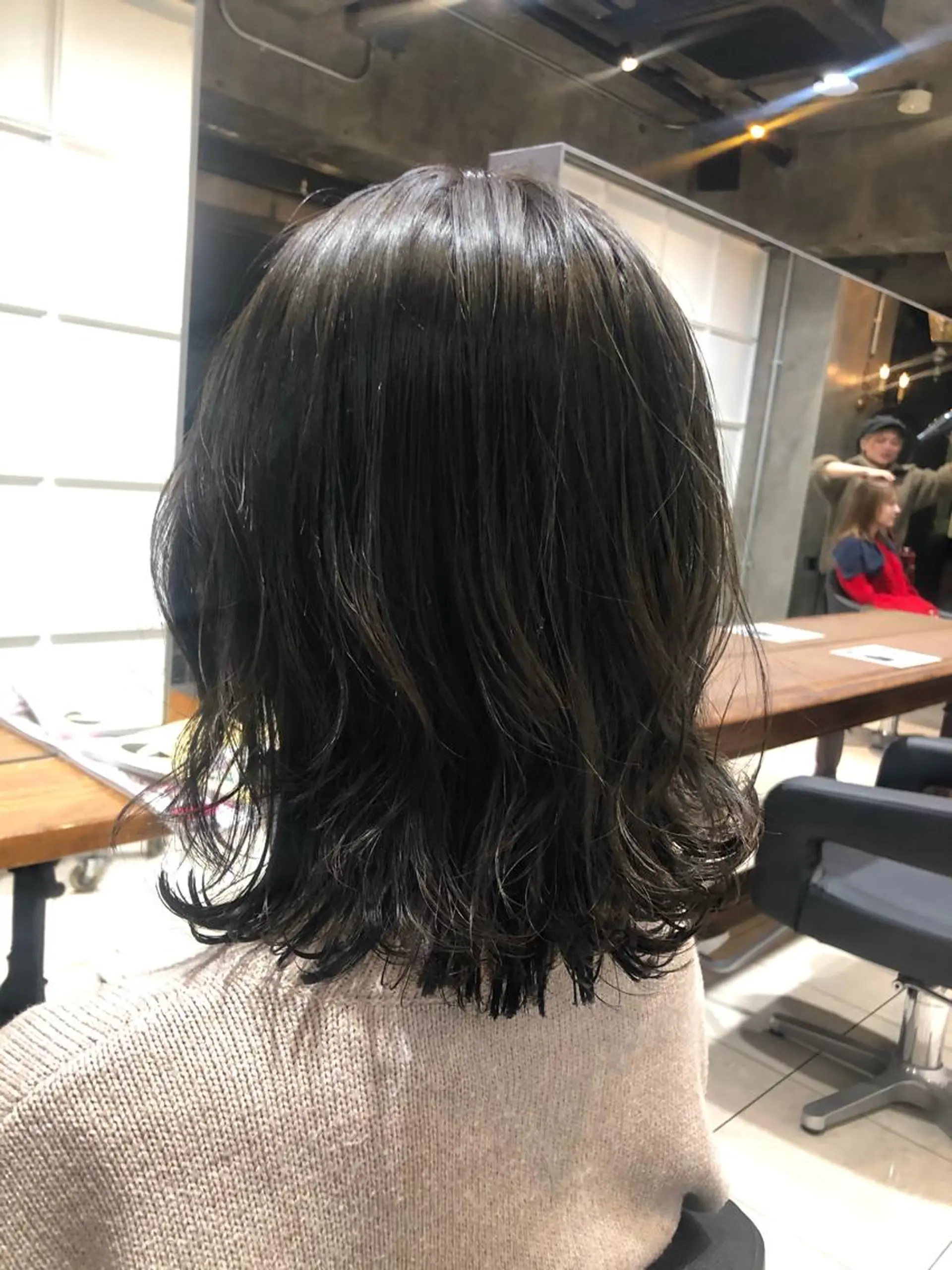 ミディアム カラー マンツーマン／韓国 ヘア‎Amiのヘアスタイル