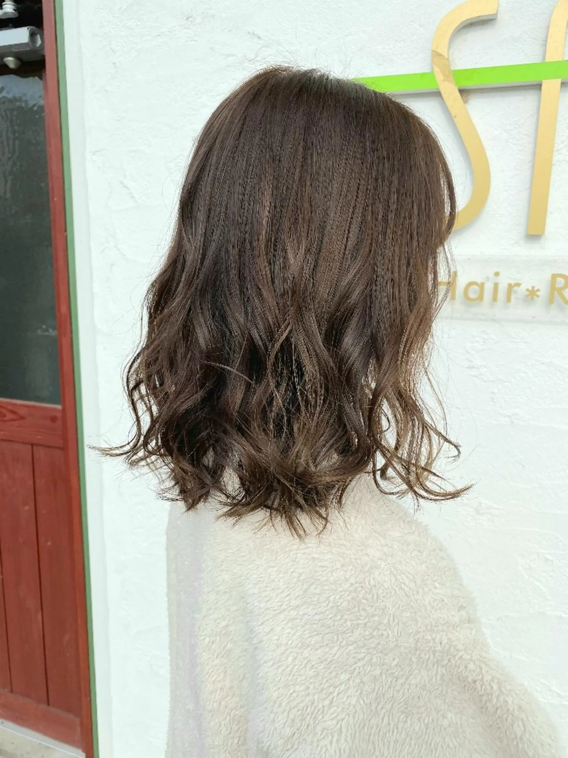 ミディアム カラー ブリーチ ブリーチなしカラー 北九州美容室 🕊️わかな✂︎のヘアスタイル