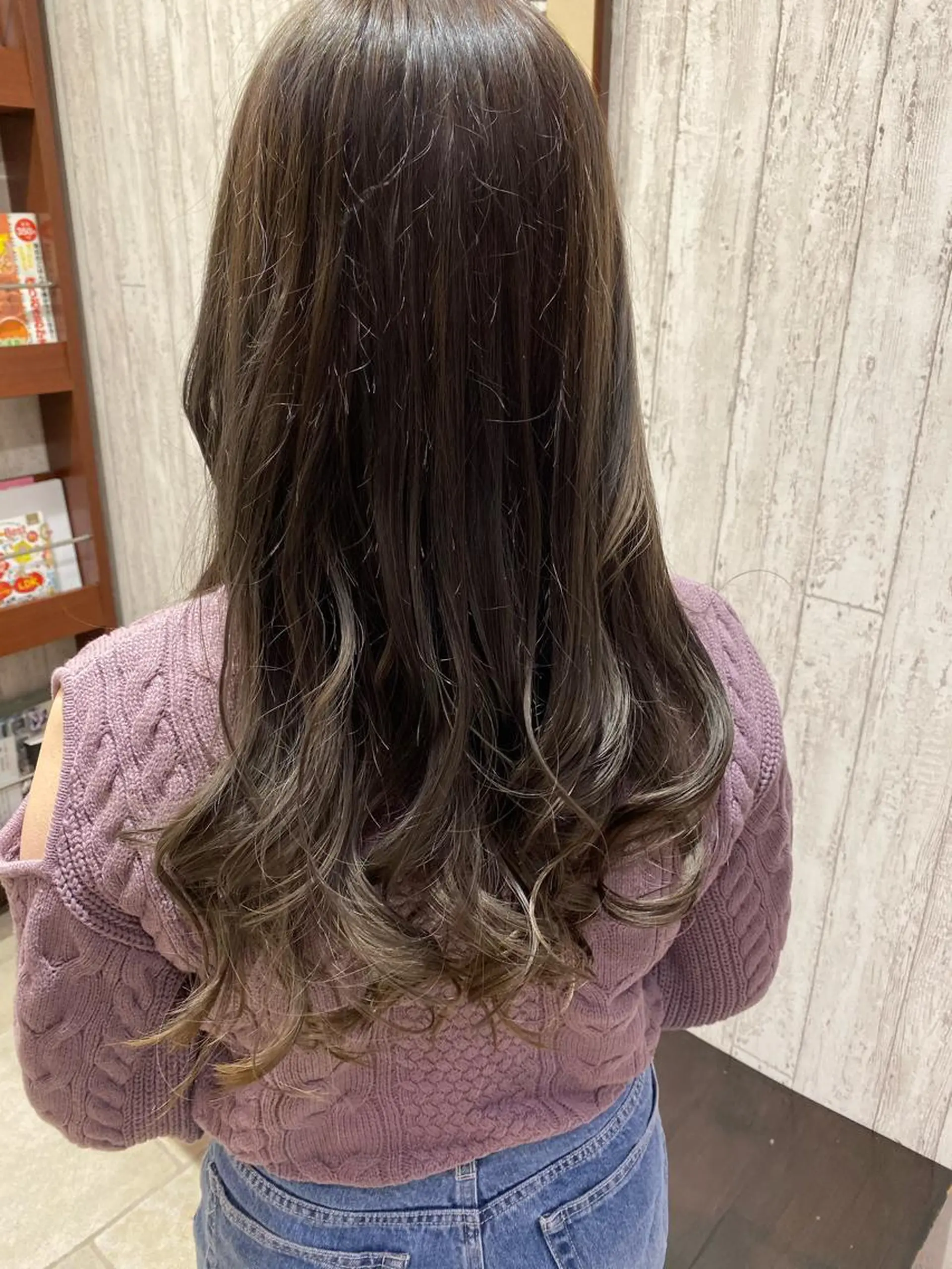 ロング カラー ヘアカラー トリートメント 🦋店長🦋 ほんさわ みずきのヘアスタイル