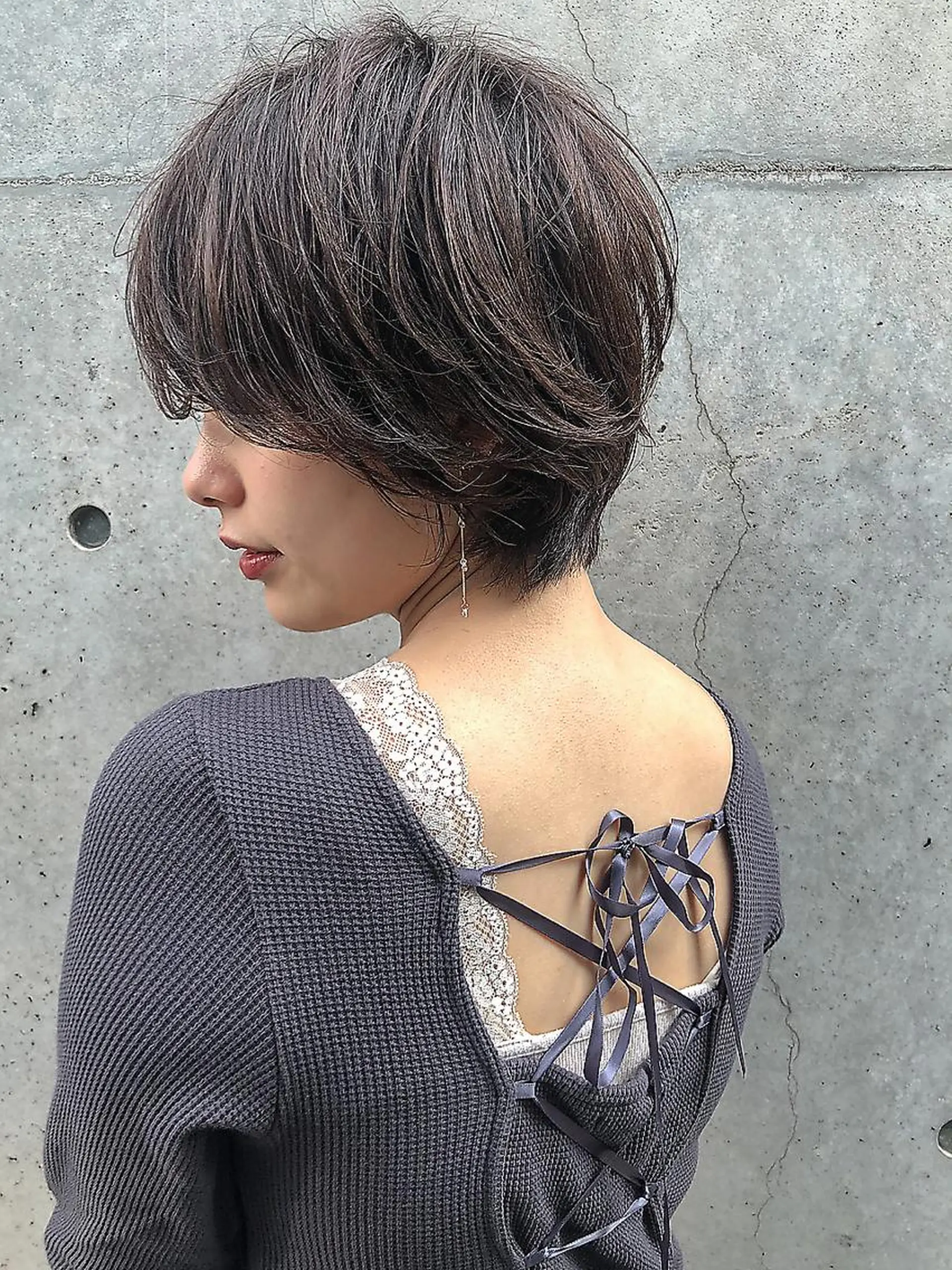 ショート カラー ヘアアレンジ ミストバング ブリーチ ケアブリーチ 透明感カラー デザインカラー maoブリーチ無し 似合わせカラーのヘアスタイル