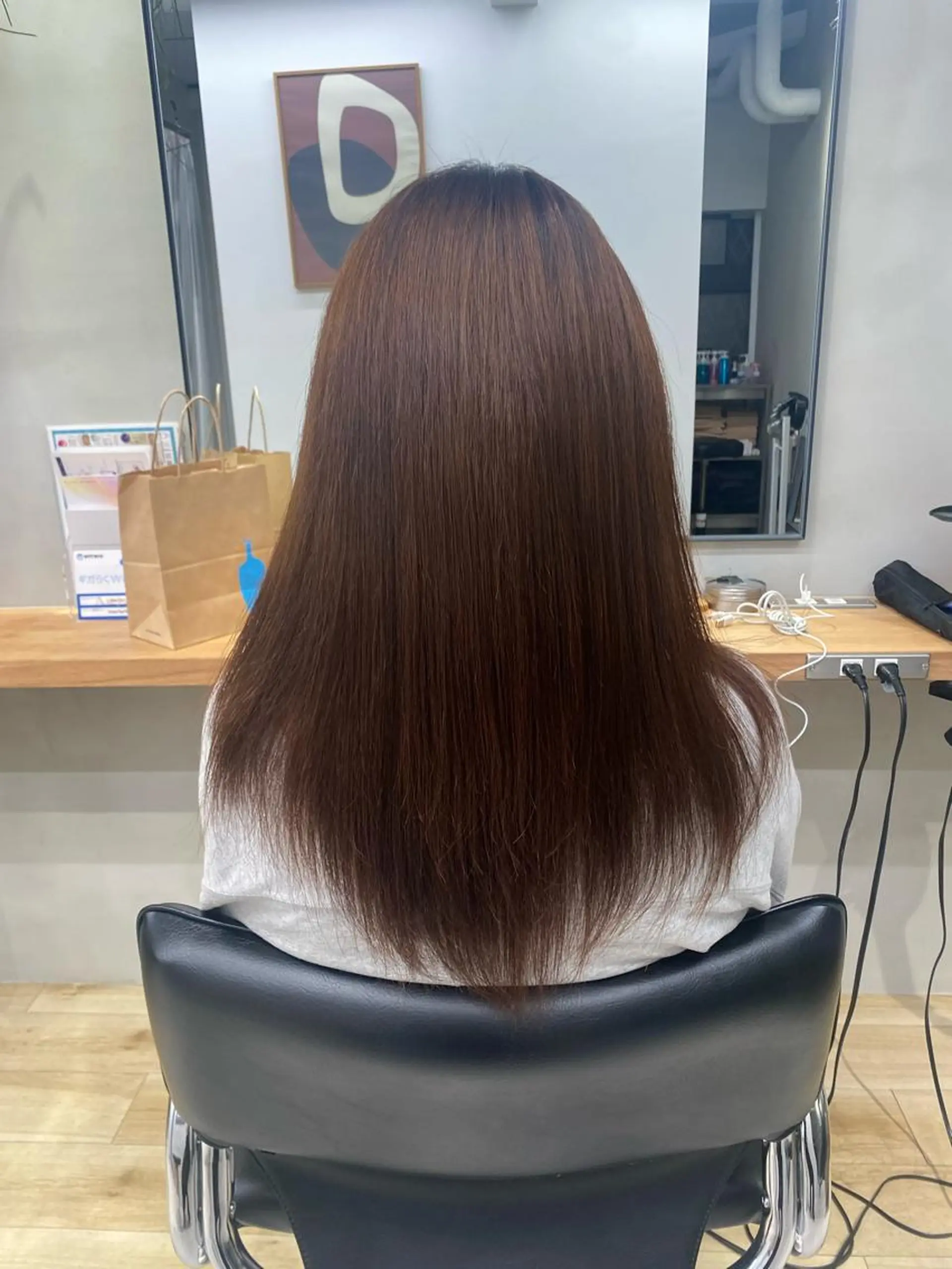 ロング カット 縮毛矯正 トリートメント noa/ 渋谷のヘアスタイル