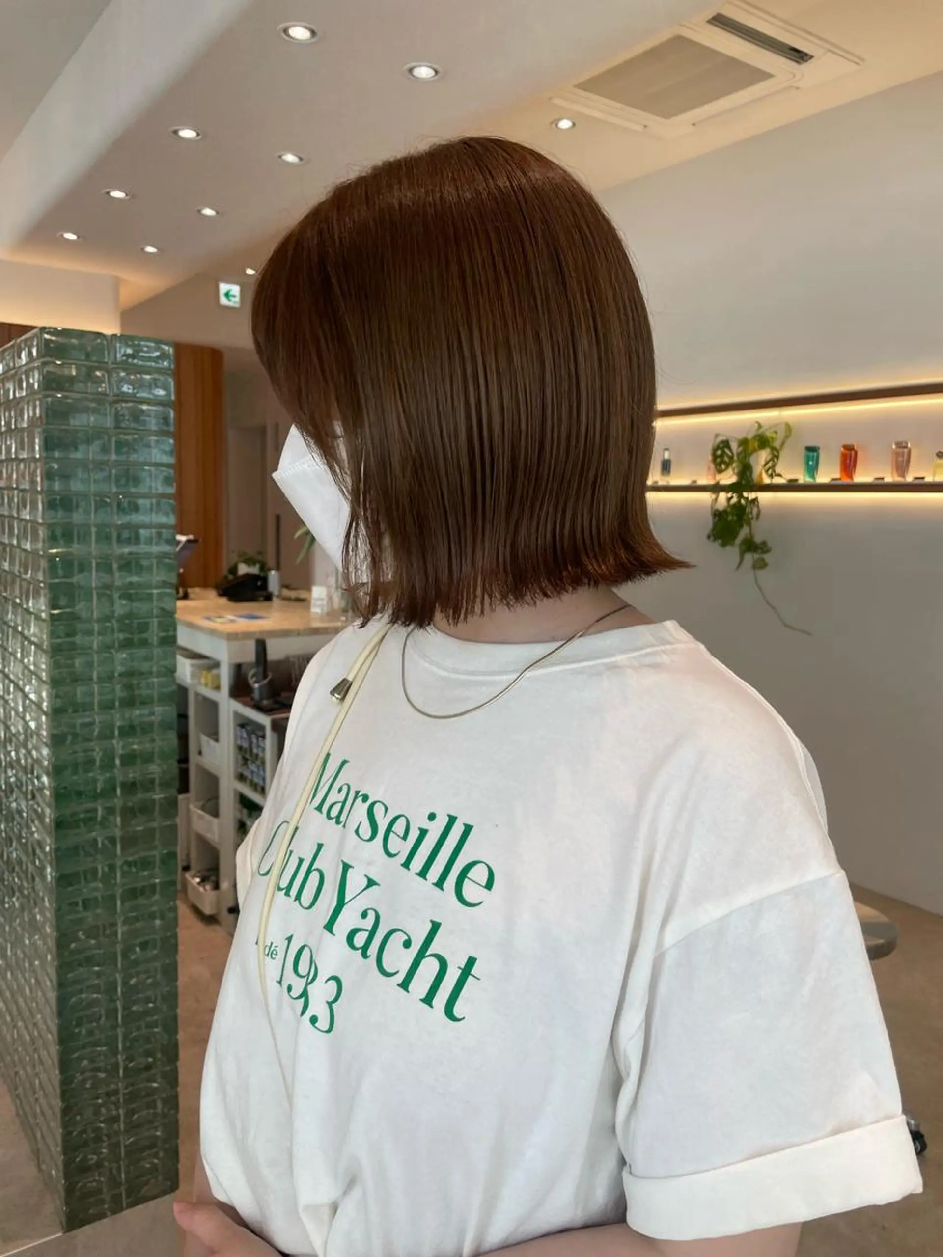 ショート 切りっぱなしボブ ボブ 外ハネヘア カット ヘアカラー トリートメント HAVANA MIZUKIのヘアスタイル