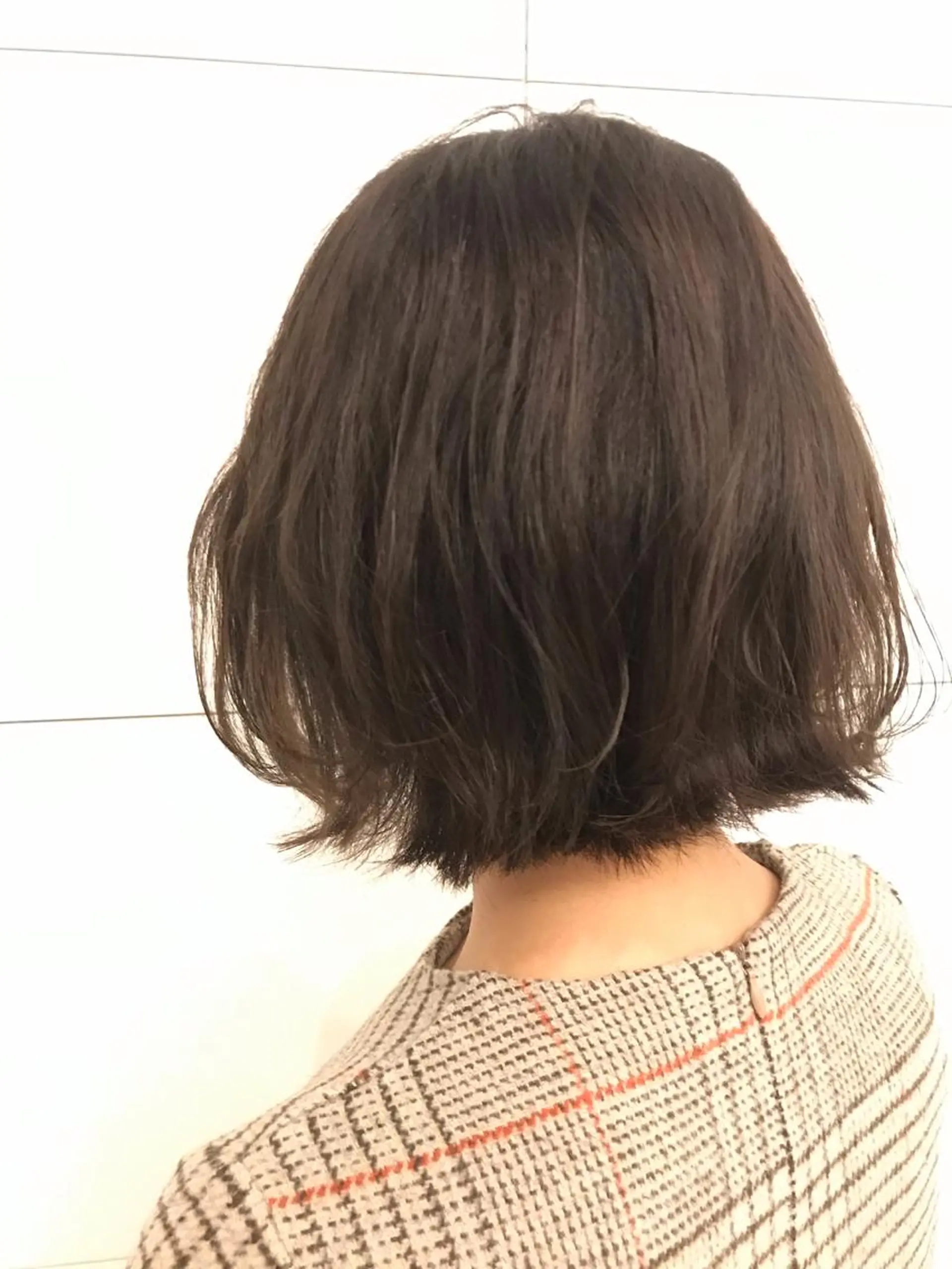 セミロング カラー ボブ カット ヘアカラー トリートメント レイヤー・波巻き RYOSUKEのヘアスタイル