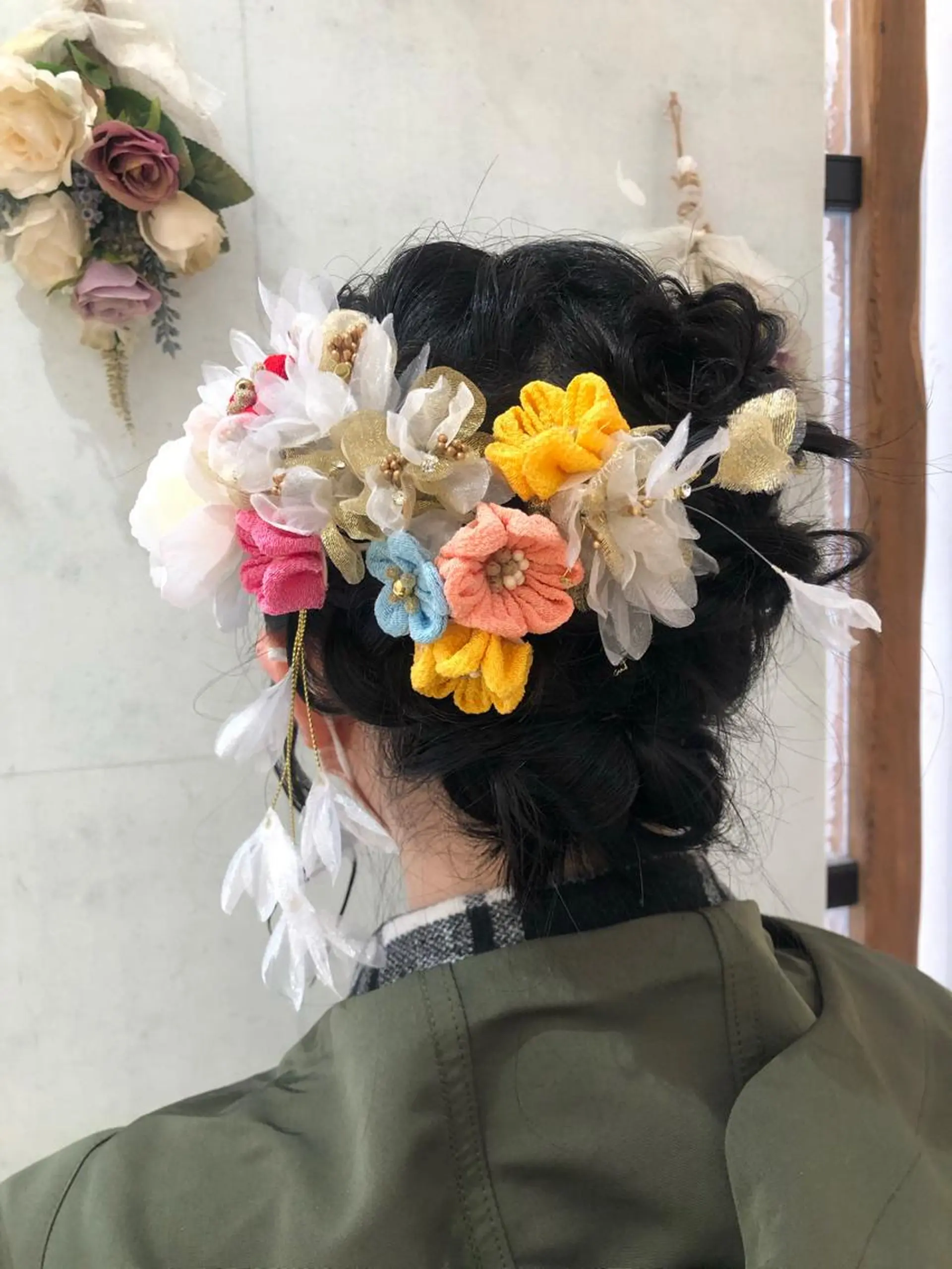 ミディアム ヘアアレンジ 🩵ANELA東口 齋藤琴音💚のマツエク・マツパデザイン