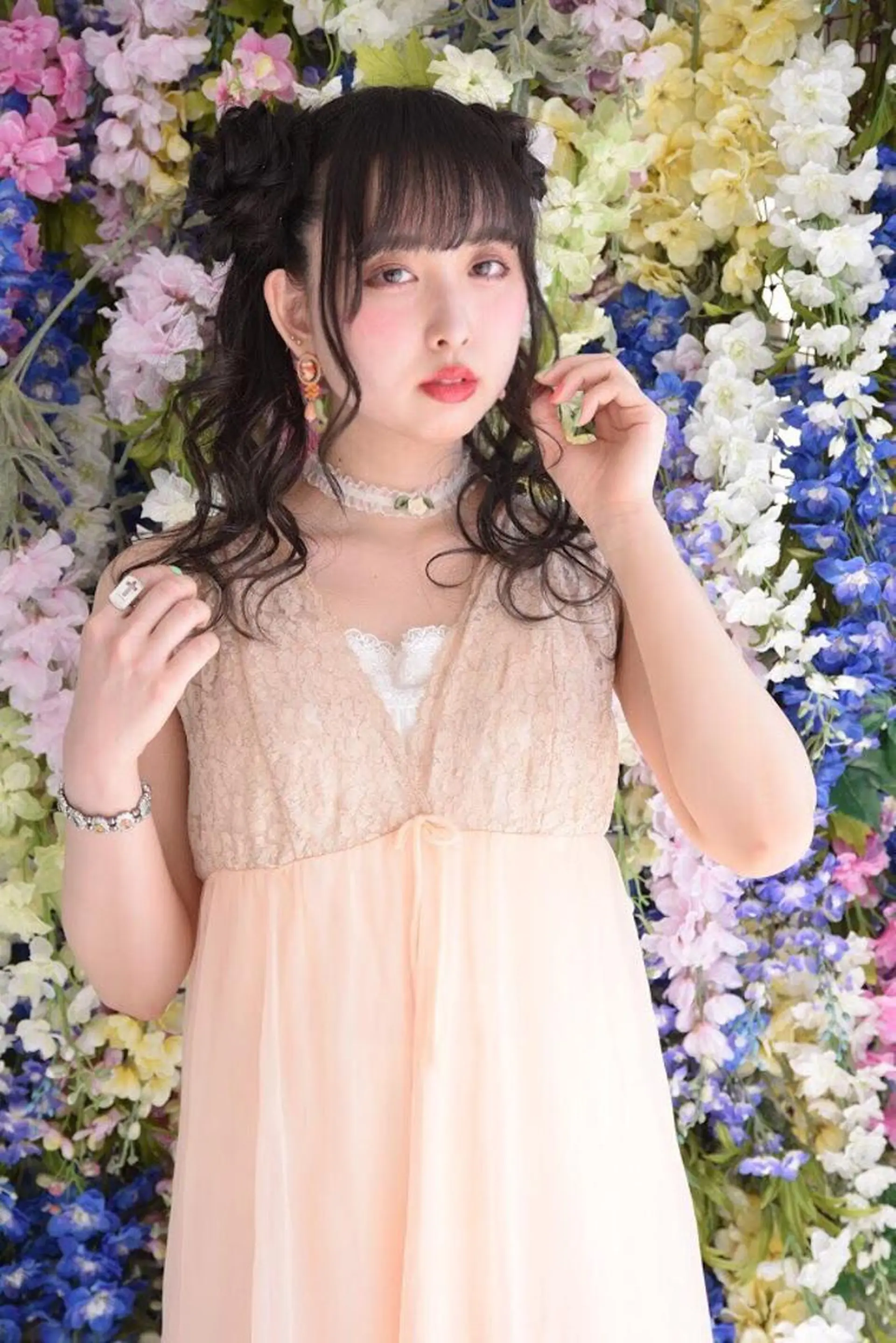 ロング カラー ヘアアレンジ CORE blanc所属・COREblanc ゆきの／表参道 原宿のヘアスタイル