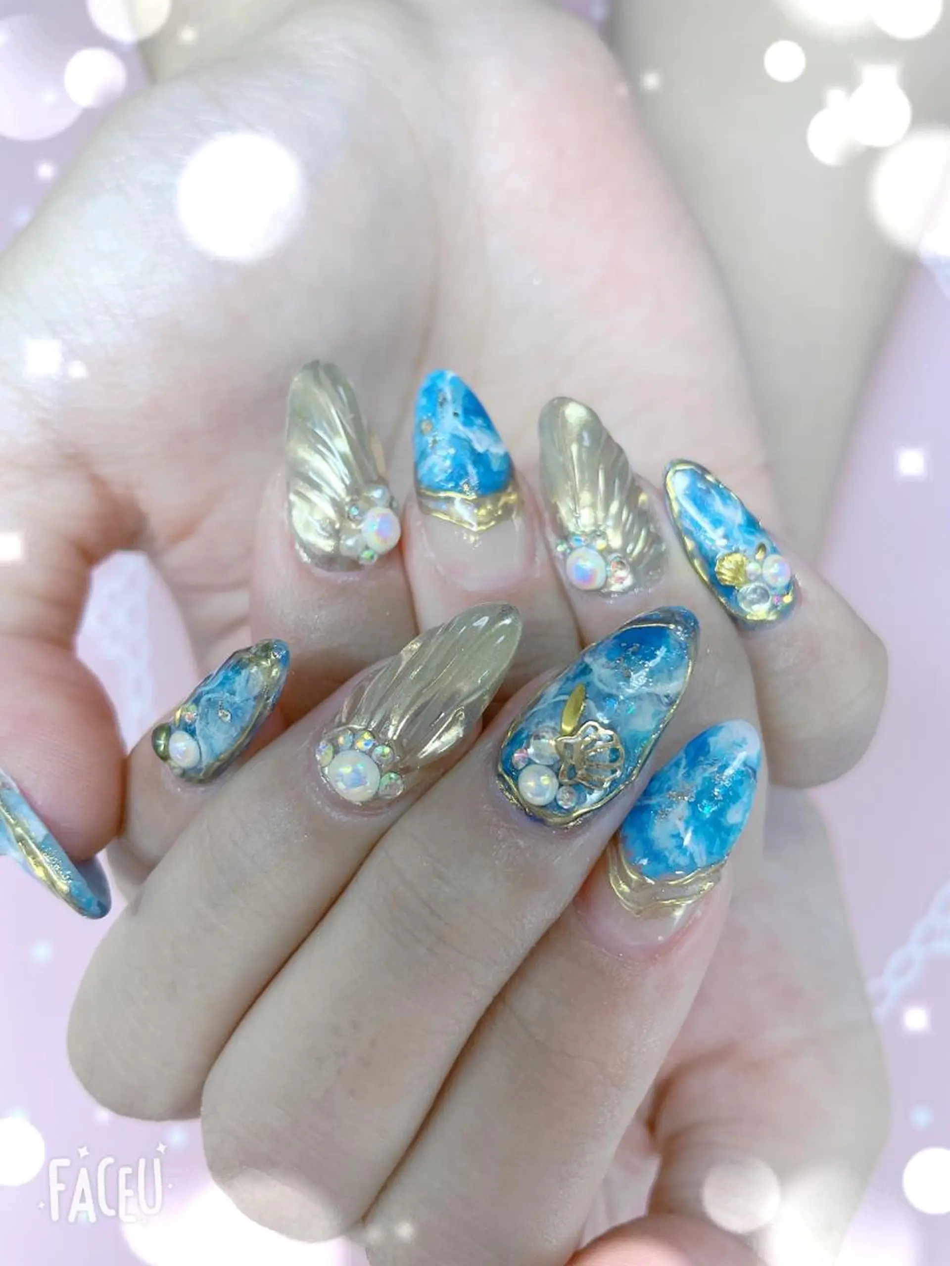 ネイル スカルプネイル Sunnynail  サニーのネイルデザイン