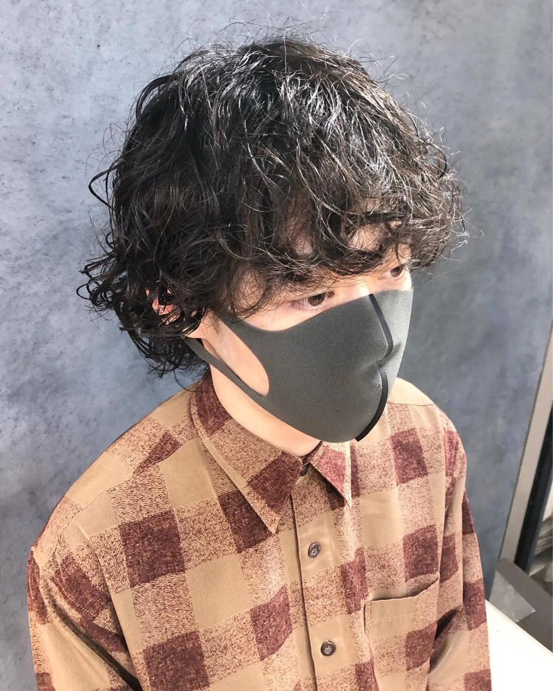 パーマ ヘアアレンジ メンズ カット パーマ トリートメント ヘアセット ainico+所属・メンズ特化✂️栗原 侑也のヘアスタイル