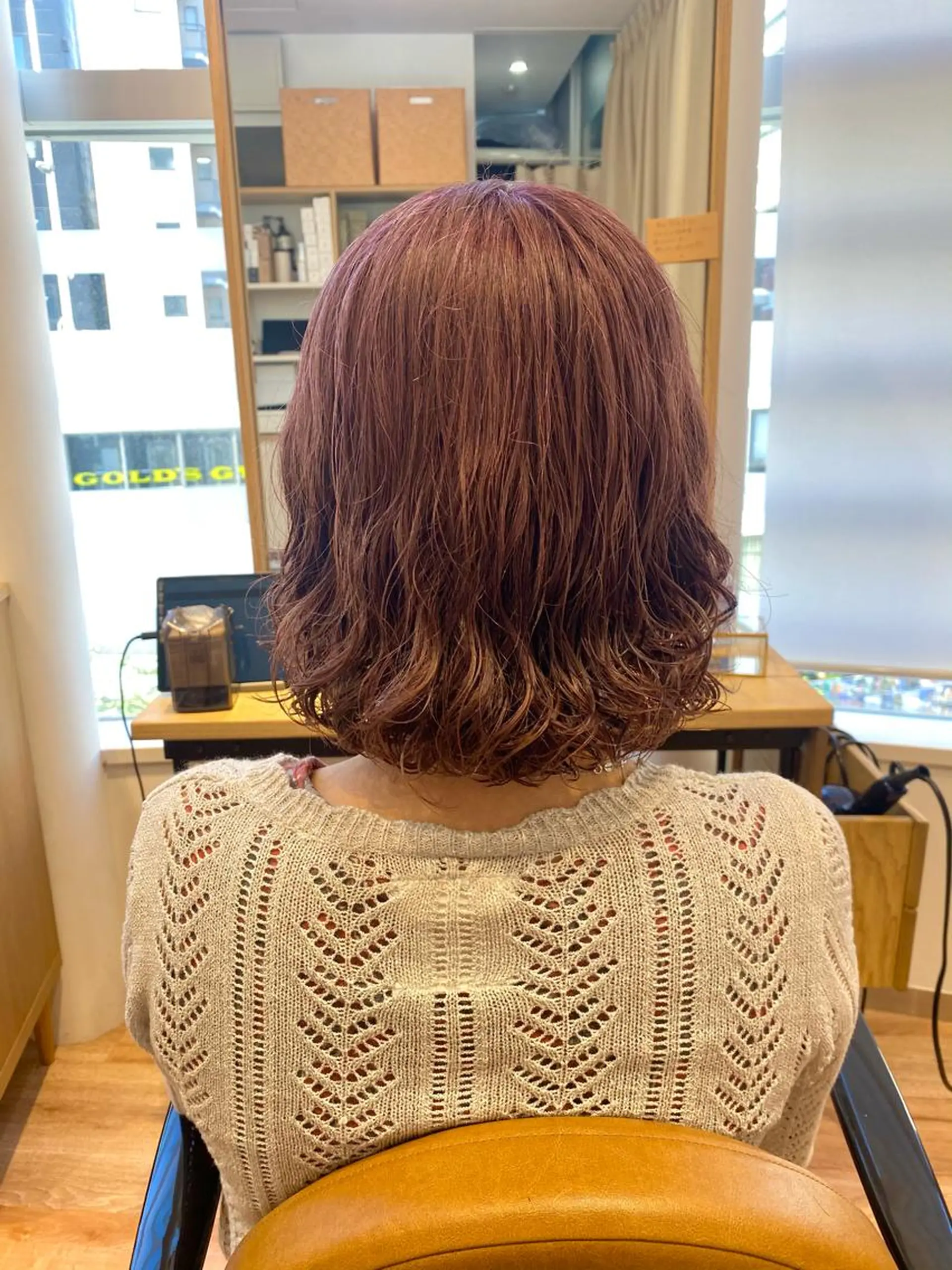 ミディアム パーマ ミディアムパーマ カット パーマ ❤️パーマ美容師✂︎ 井口美緒のヘアスタイル