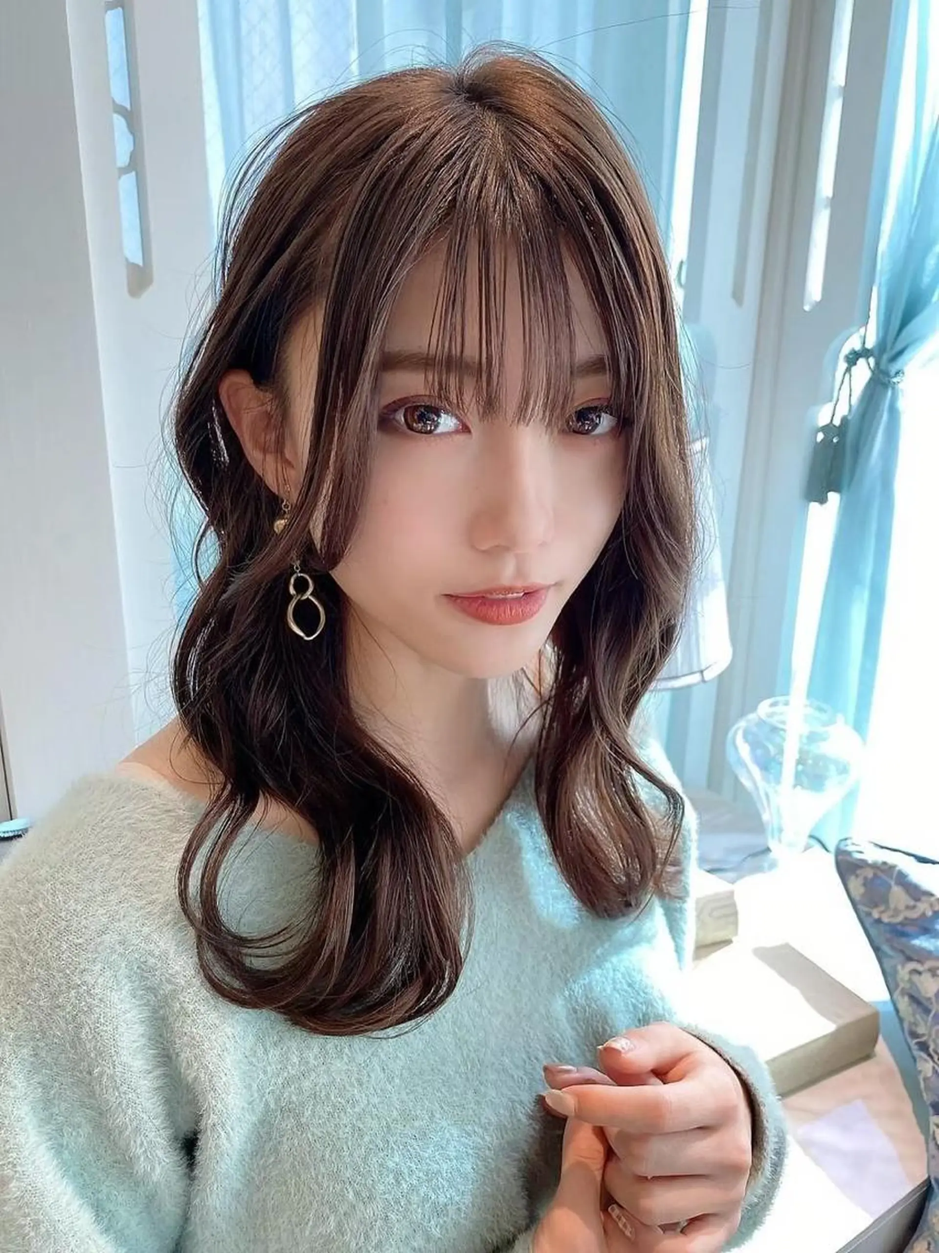 セミロング カラー バレイヤージュ ブリーチ ケアブリーチ ダブルカラー グラデーションカラー 美髪/カラー 美容院🌈渡辺隼也のヘアスタイル