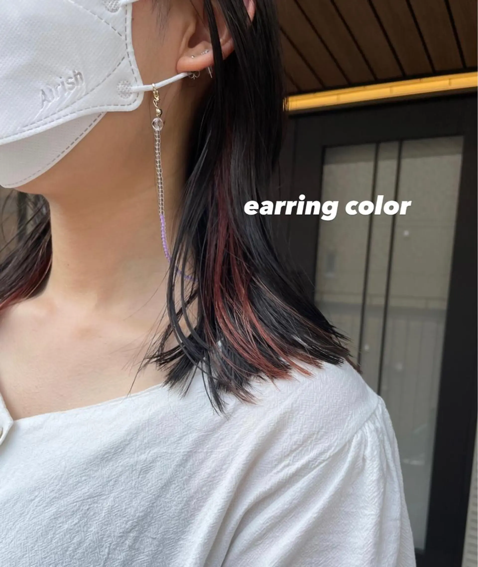 ショート カラー パーマ ヘアアレンジ マツエク・マツパ Miku /ブリーチ/ボブのヘアスタイル