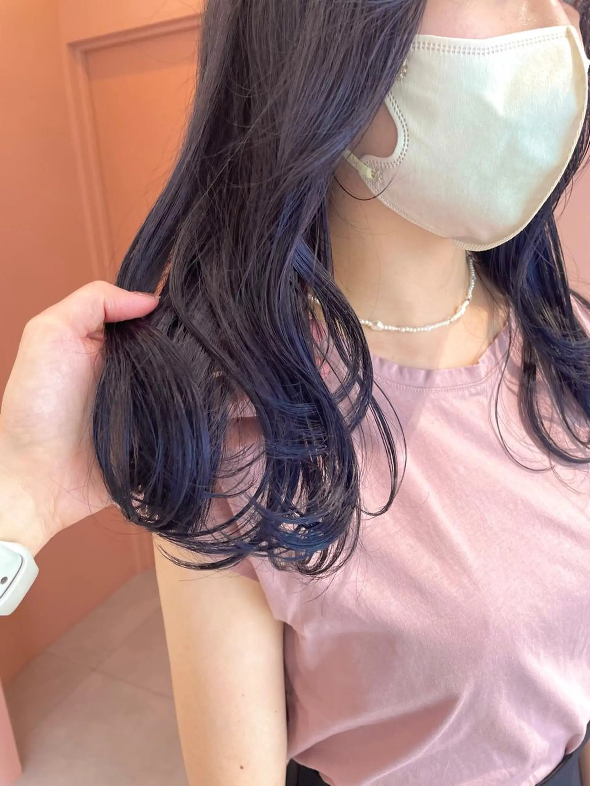 セミロング カラー karin/インナー カラー/北名古屋市のヘアスタイル