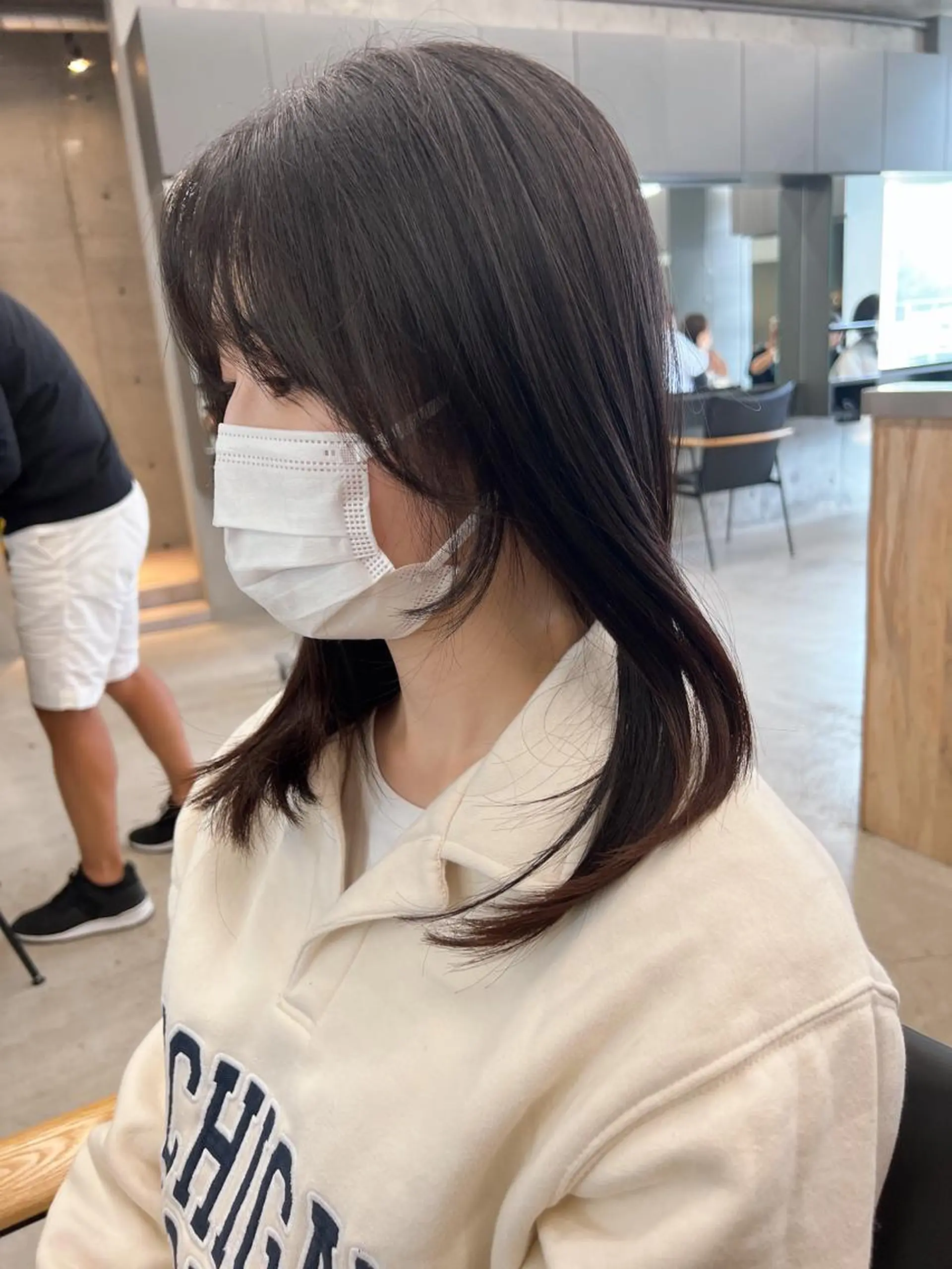 ロング ヘアアレンジ 顔周りカット カット 誰よりも丁寧なカット 🍀小林輝のヘアスタイル