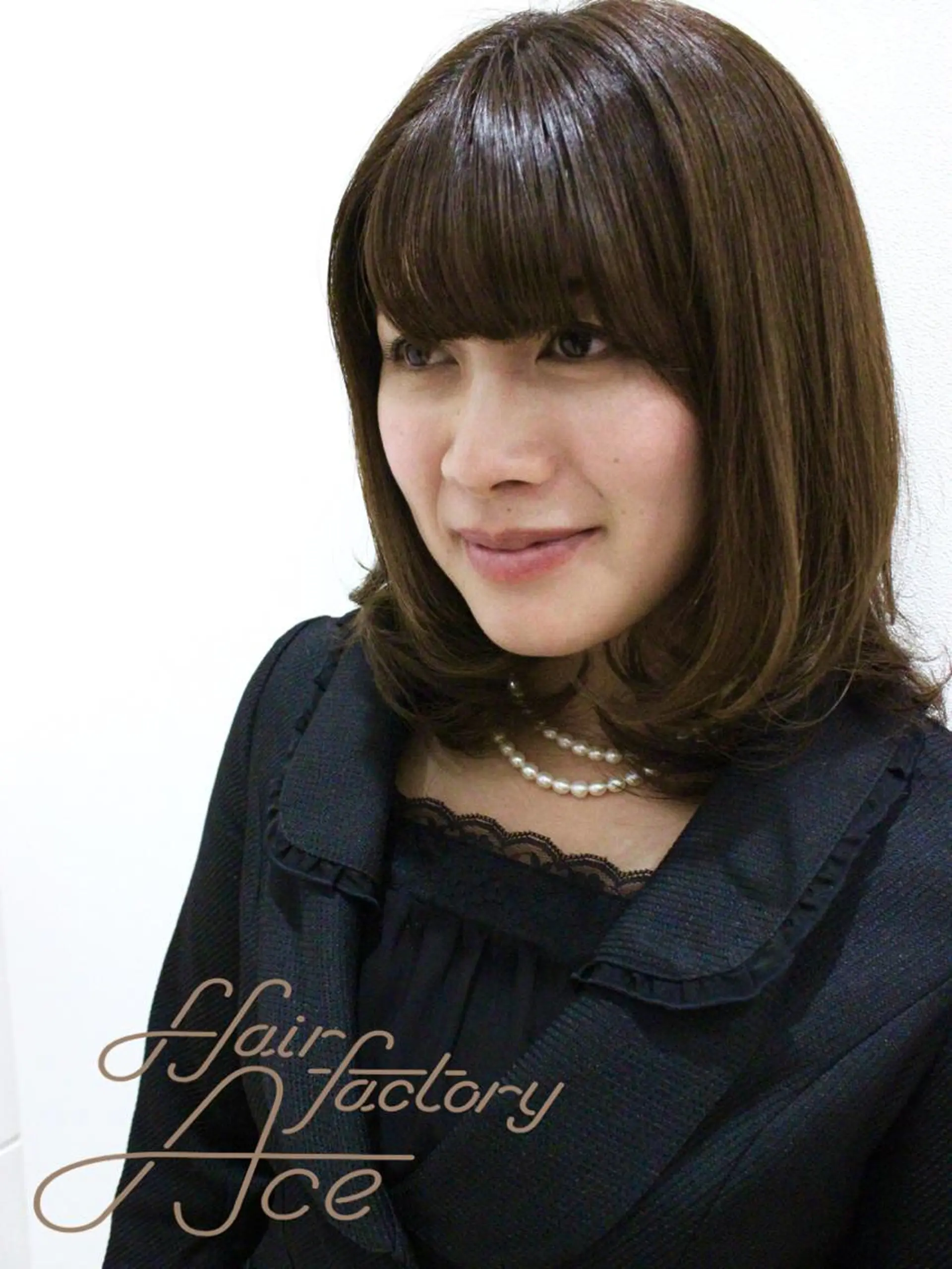 ミディアム 所渉/韓国レイヤー /ウルフカットのヘアスタイル