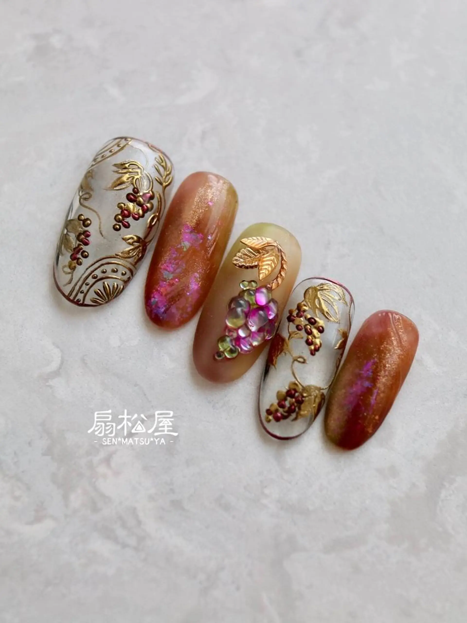 ネイル 扇松屋 marie.nのネイルデザイン