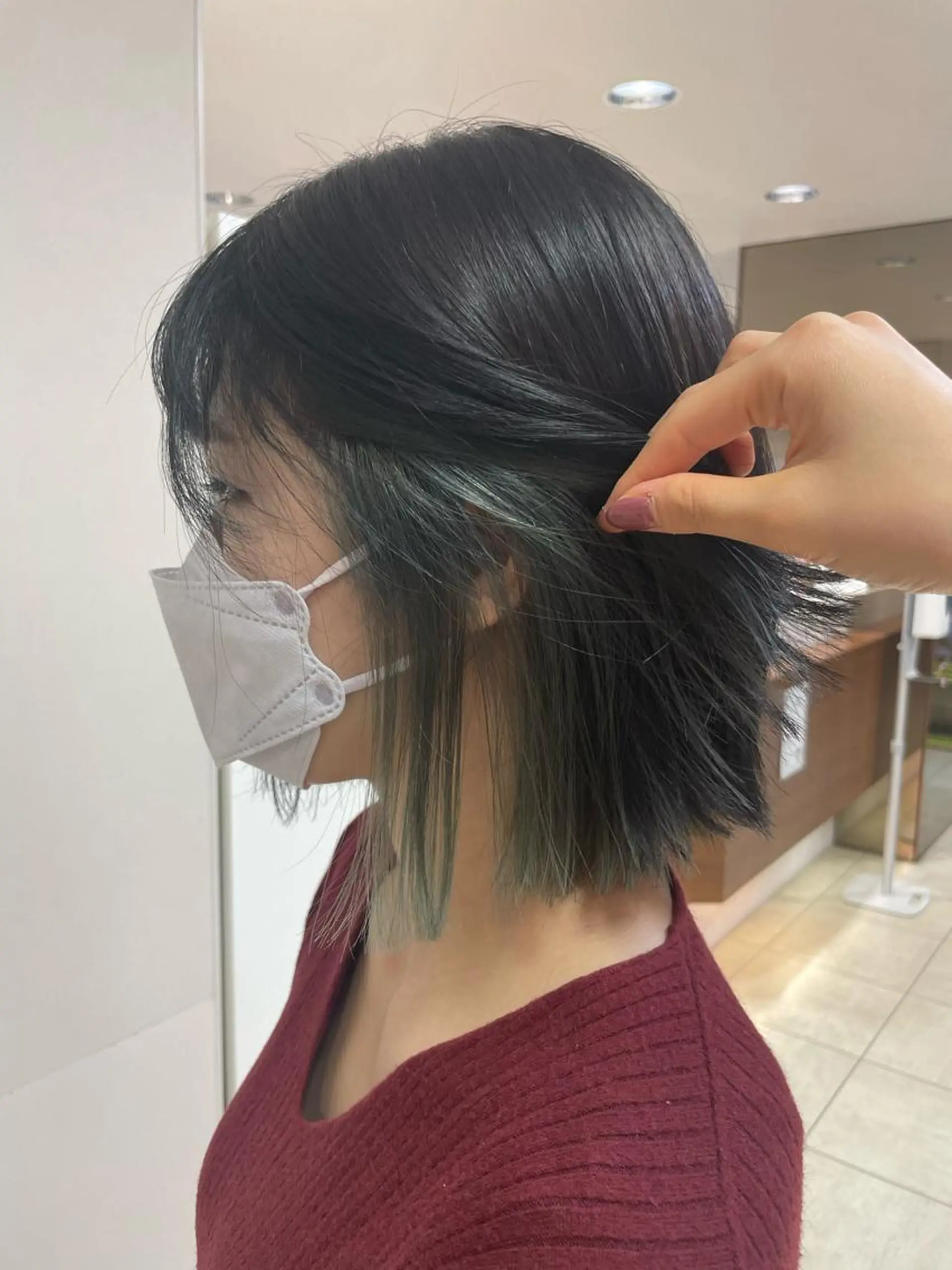 ミディアム カラー ヘアアレンジ カット ヘアカラー 【Sweep】おじま のぞみのヘアスタイル