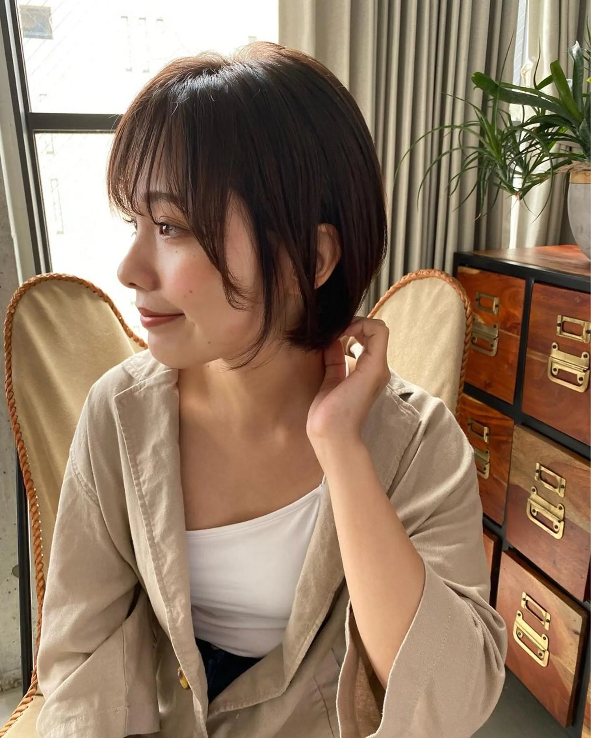 ショート 丸みショート ショートヘア OrchiD.byhair所属・六丁の目/伊藤 /大人可愛いショートのヘアスタイル