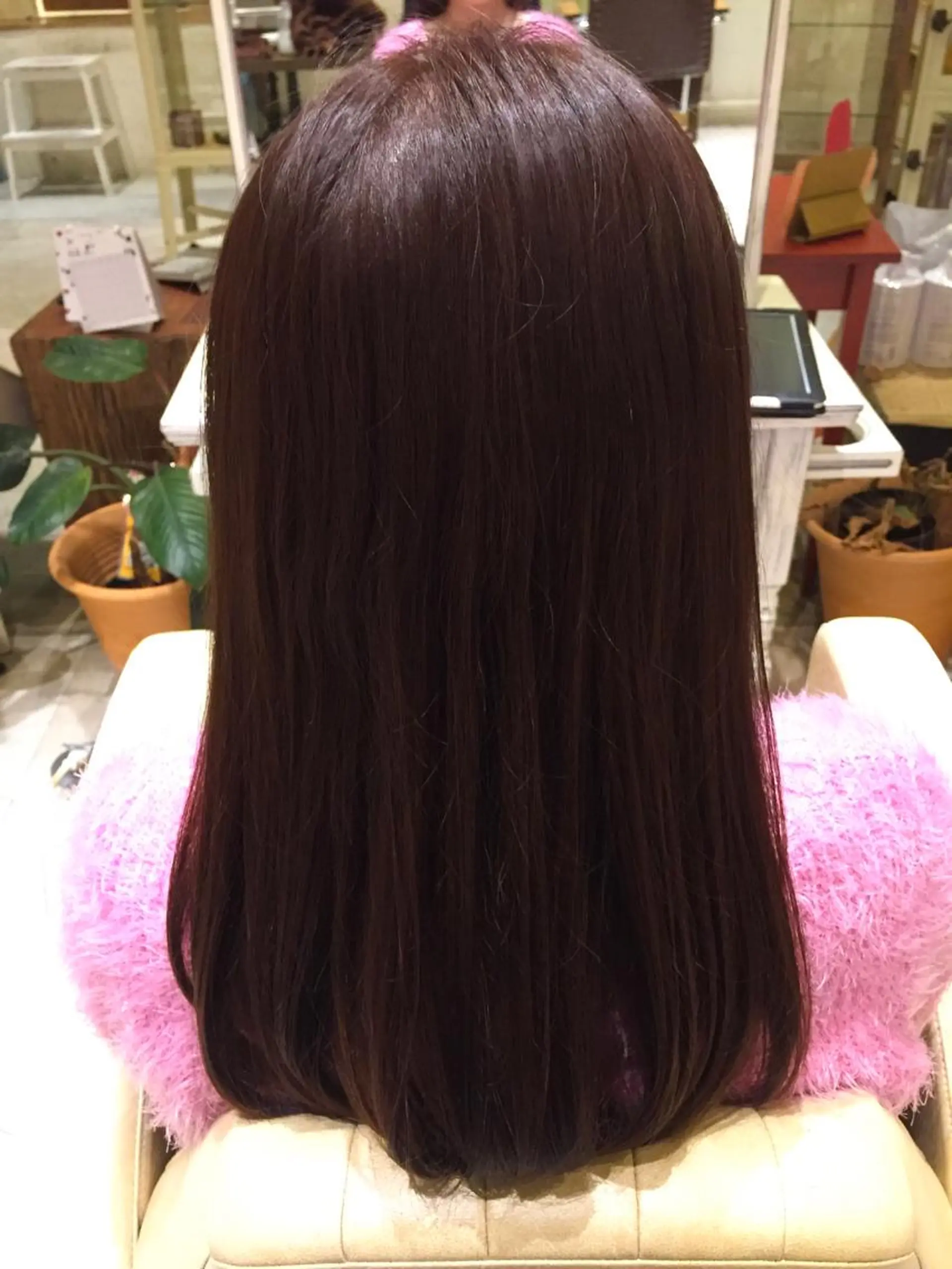 ロング カラー いしだ みさきのヘアスタイル