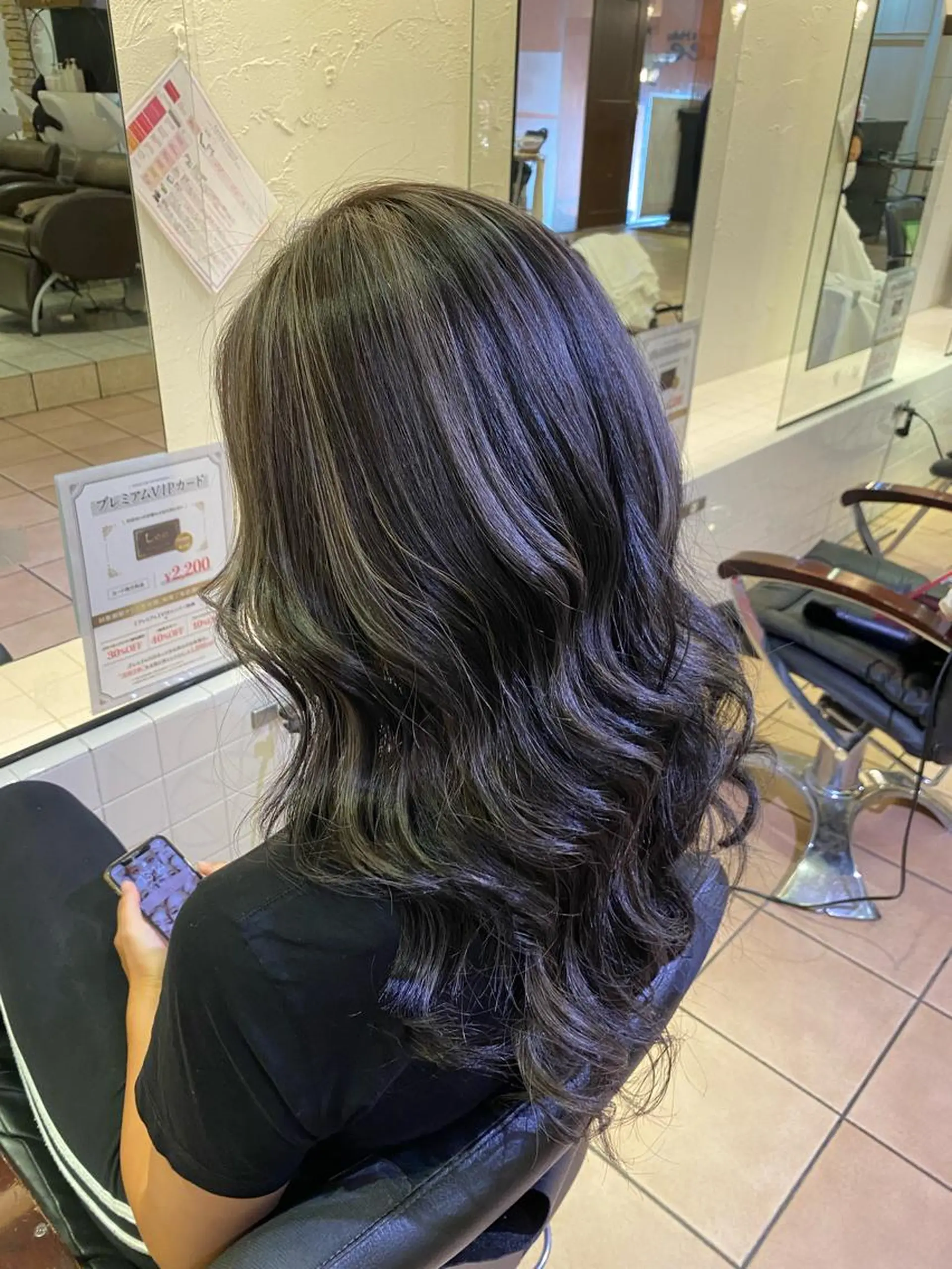 ロング 西岡 あつみ/ 堀江美容室のヘアスタイル