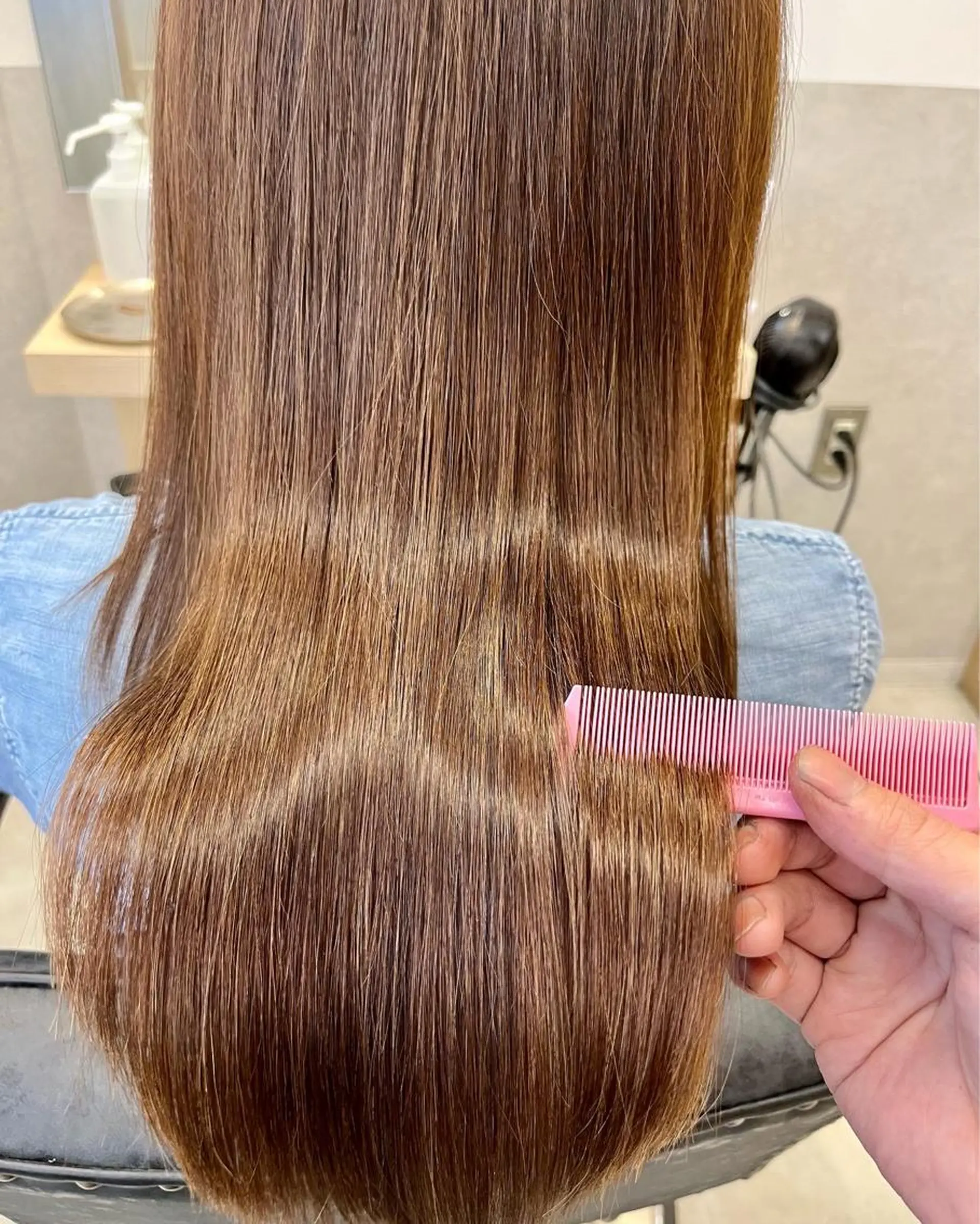 セミロング ハイライト カット トリートメント 天野 涼のヘアスタイル