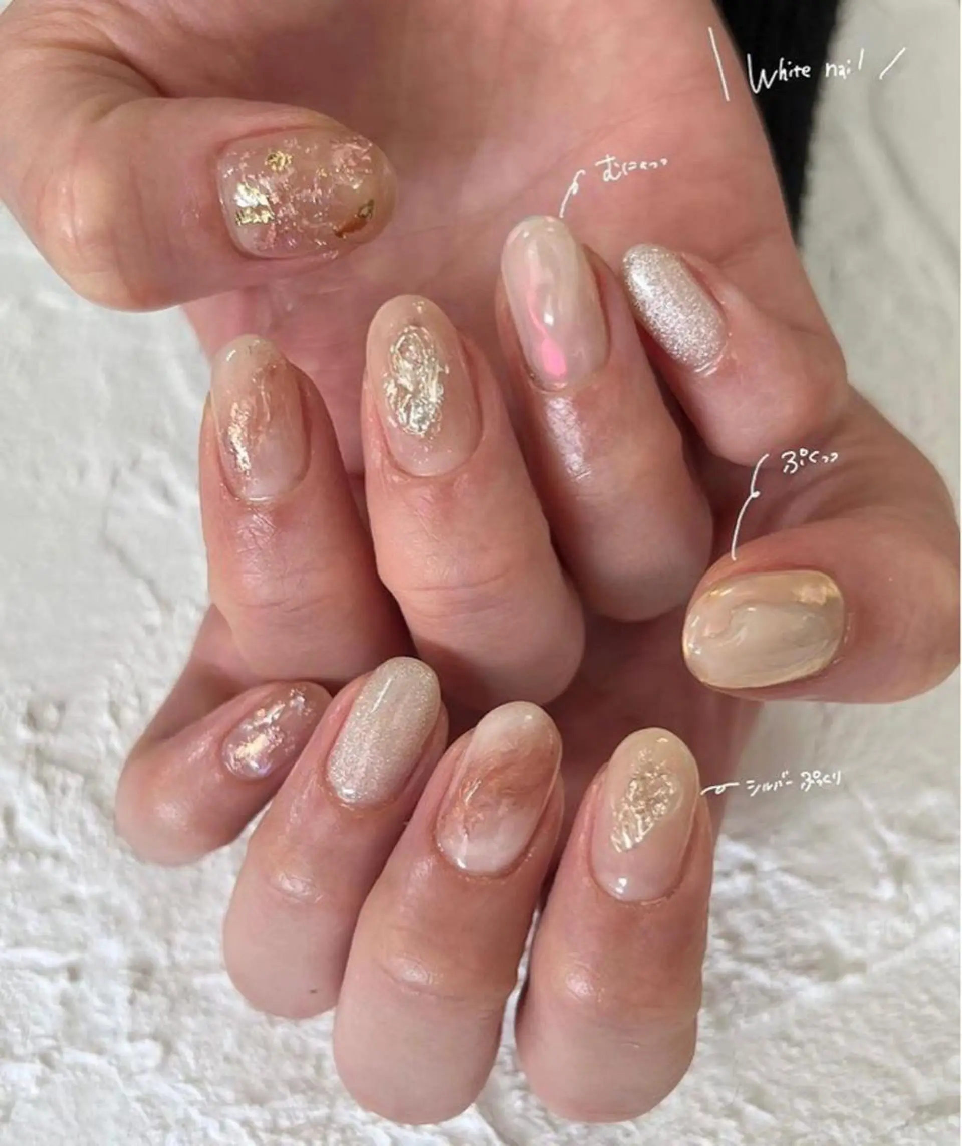 ネイル クリアネイル 長さ出し フットネイル フレンチネイル ジェルネイル 大塚眉毛|ハンドケア |肌管理の眉毛・アイブロウイメージ